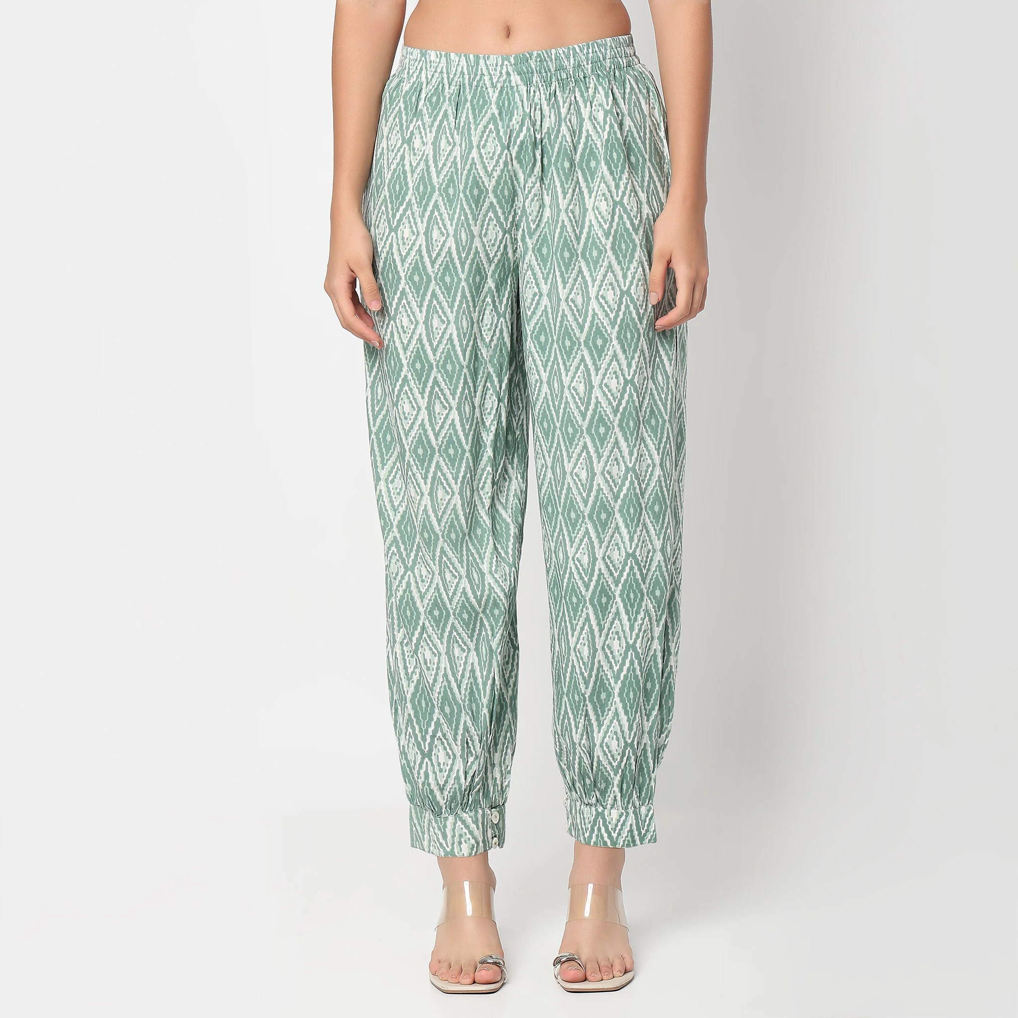 Printed Straight Kurta With Pant Set - Image 5
