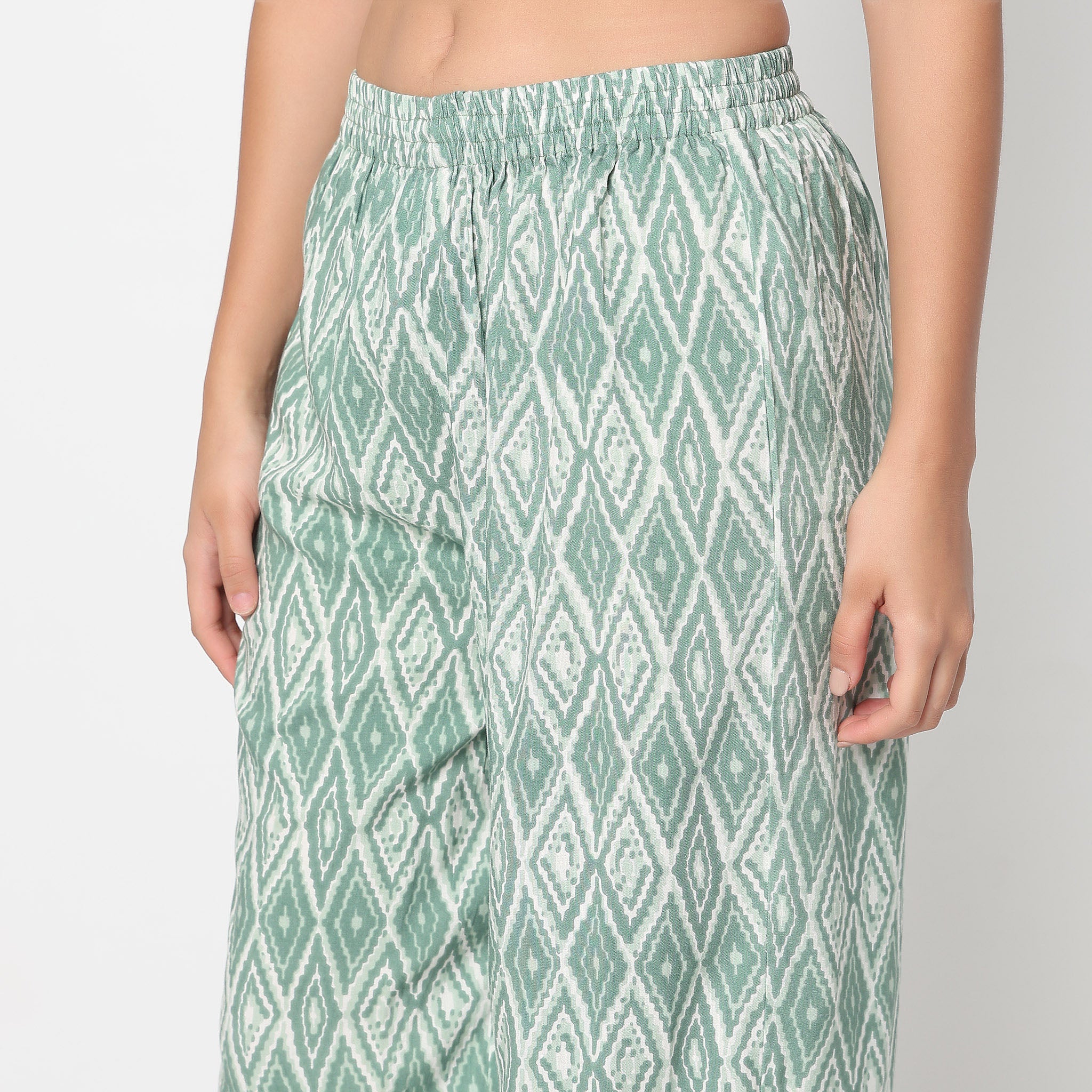 Printed Straight Kurta With Pant Set - Image 6
