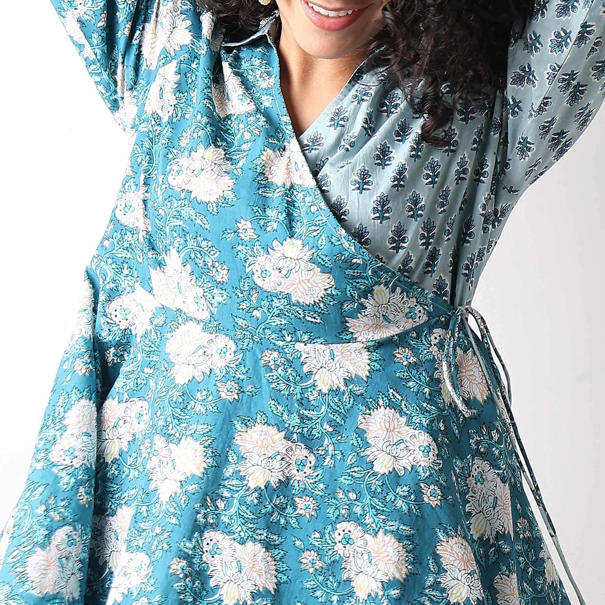 Straight Fit Printed Kurta With Pant Co-Ords - Image 4