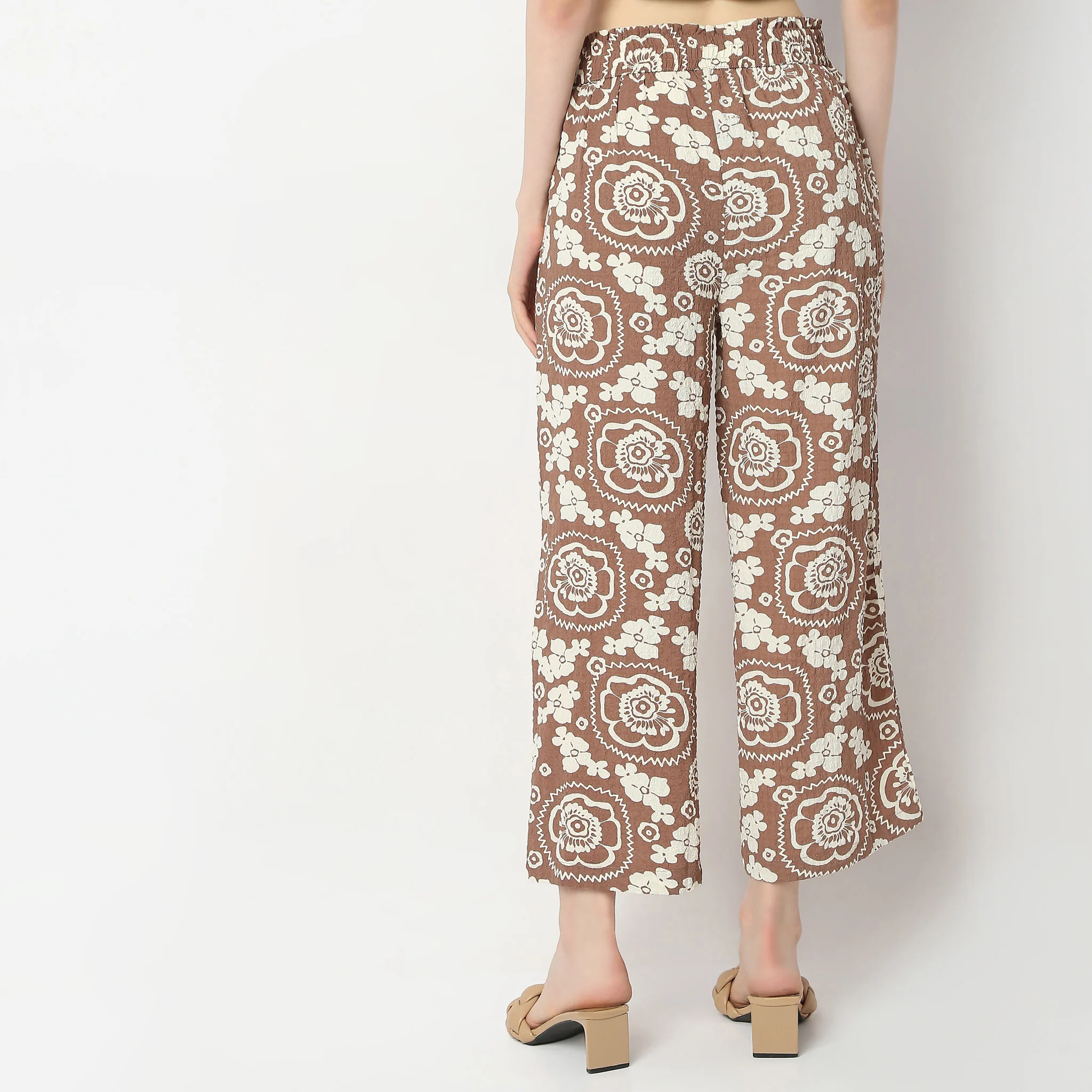 Straight Fit Printed Pants - Image 3