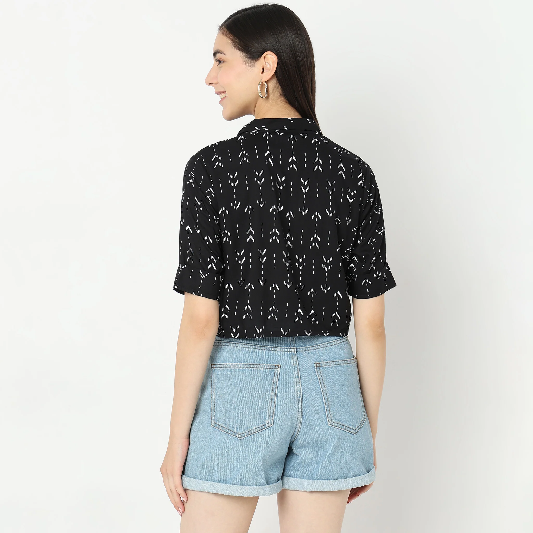 Straight Fit Printed Shirt - Image 3