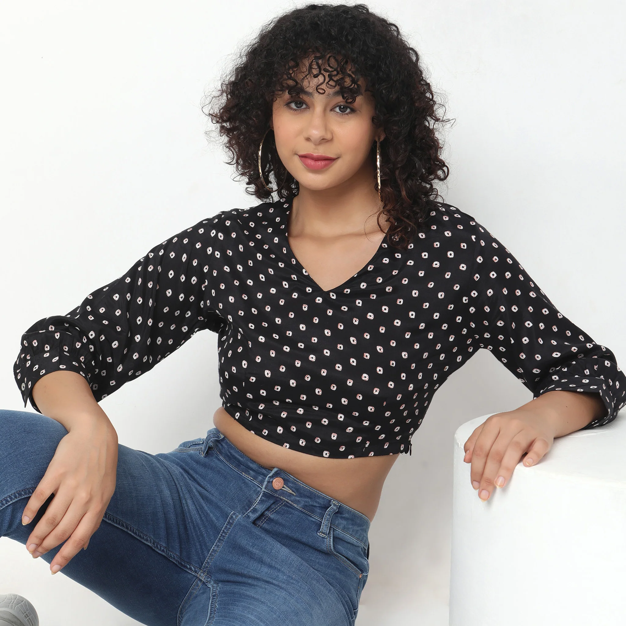 Straight Fit Printed Top - Image 2