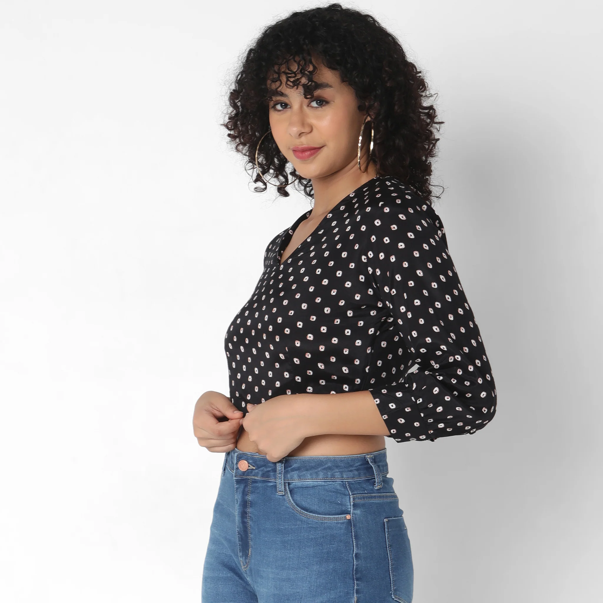 Straight Fit Printed Top - Image 5