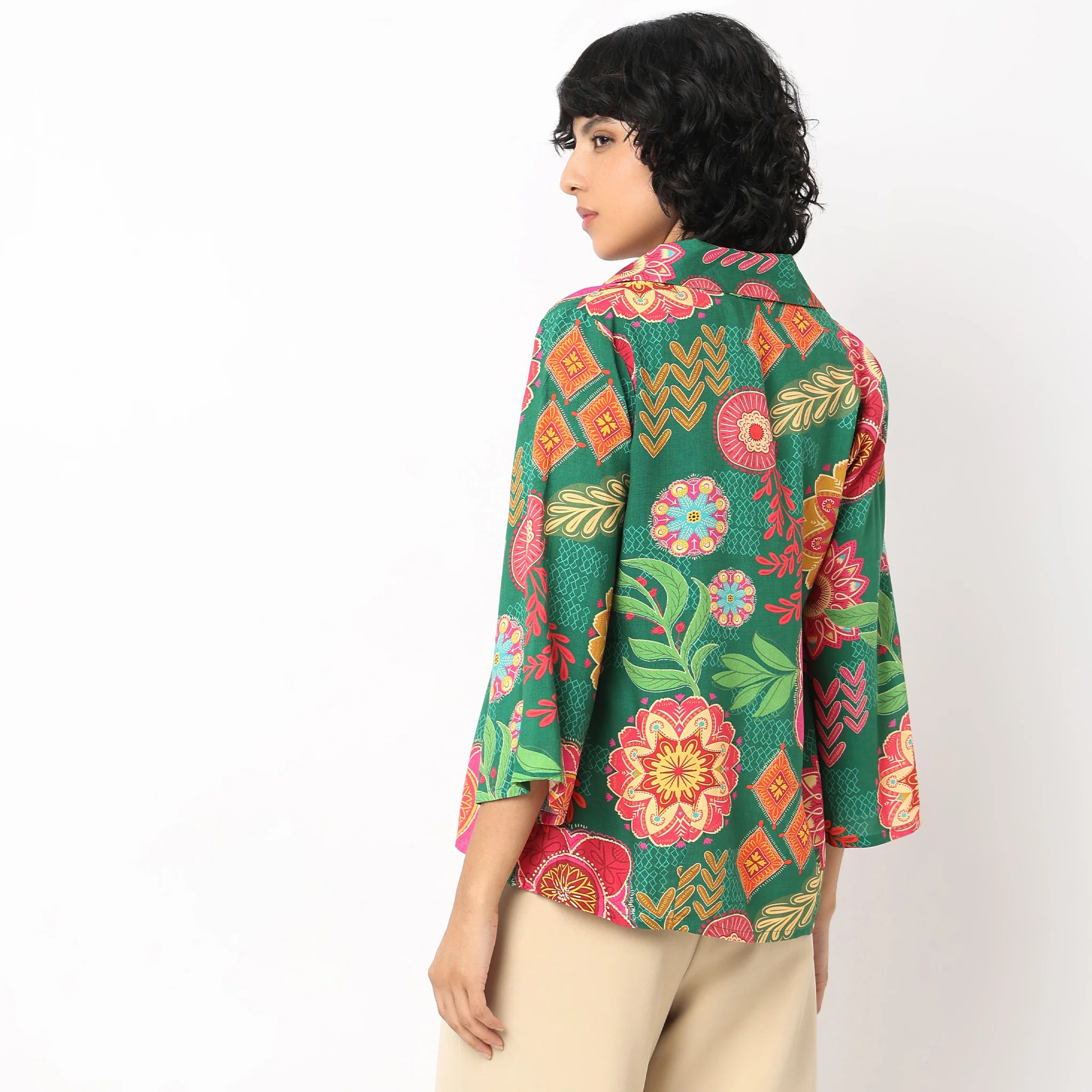 Straight Fit Printed Top - Image 3