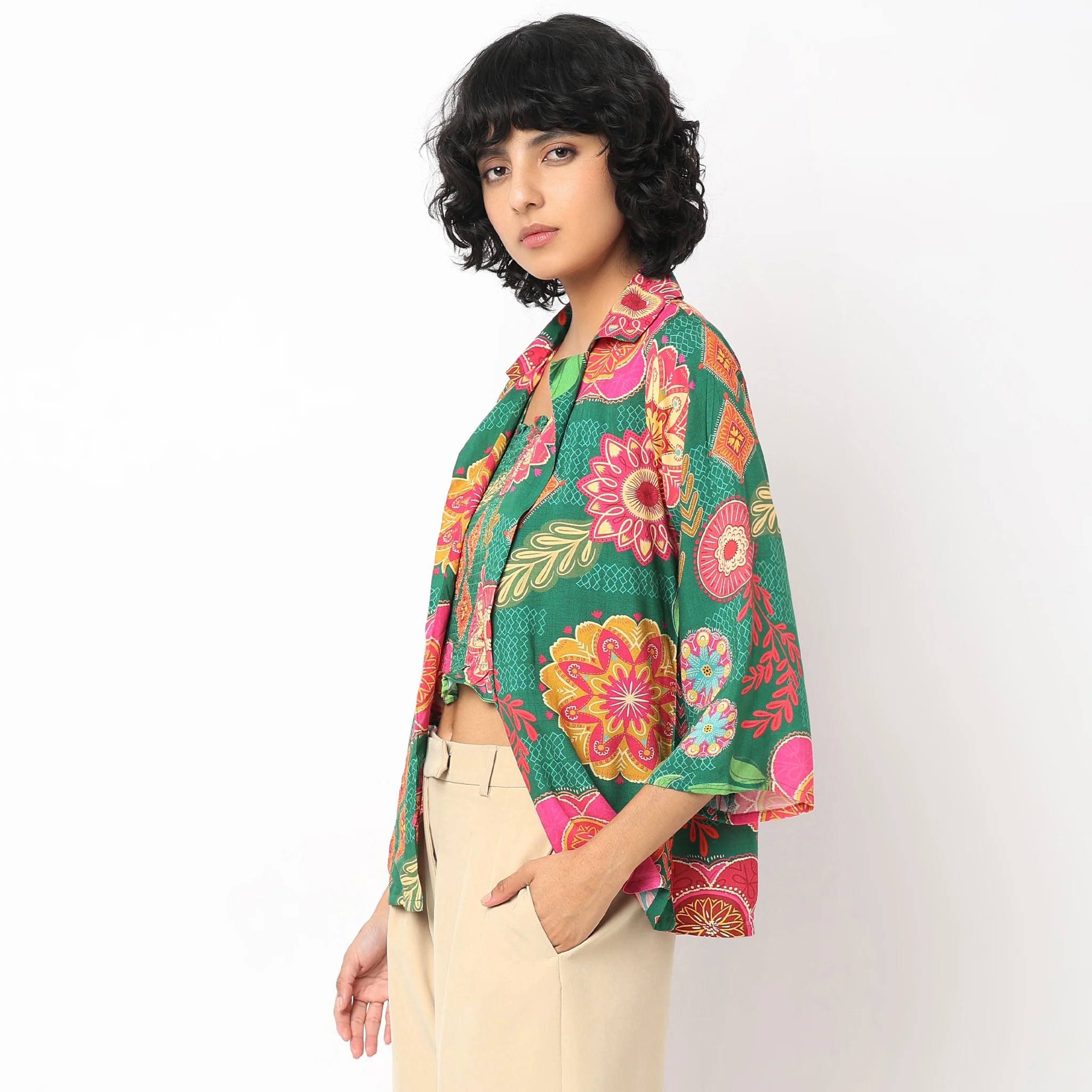 Straight Fit Printed Top - Image 5