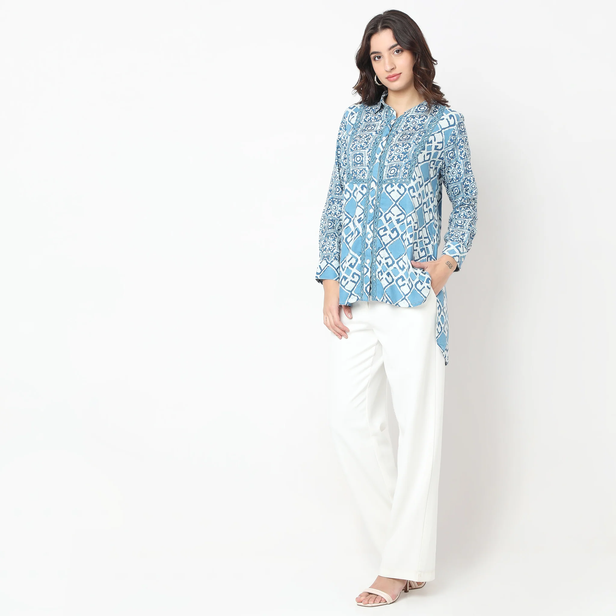 Straight Fit Printed Tunic - Image 5