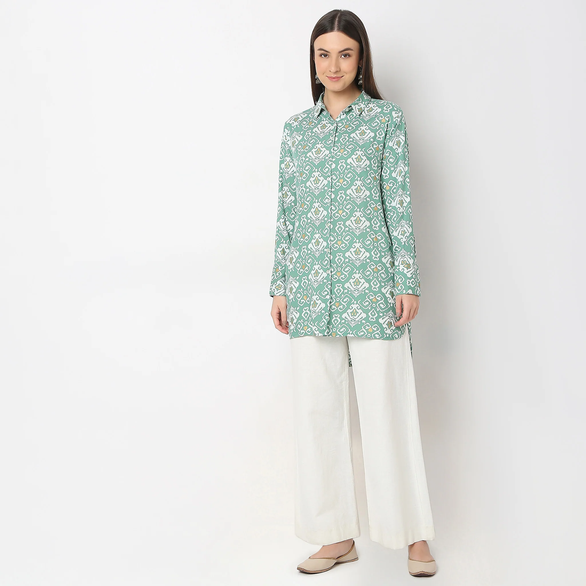 Straight Fit Printed Tunic - Image 2