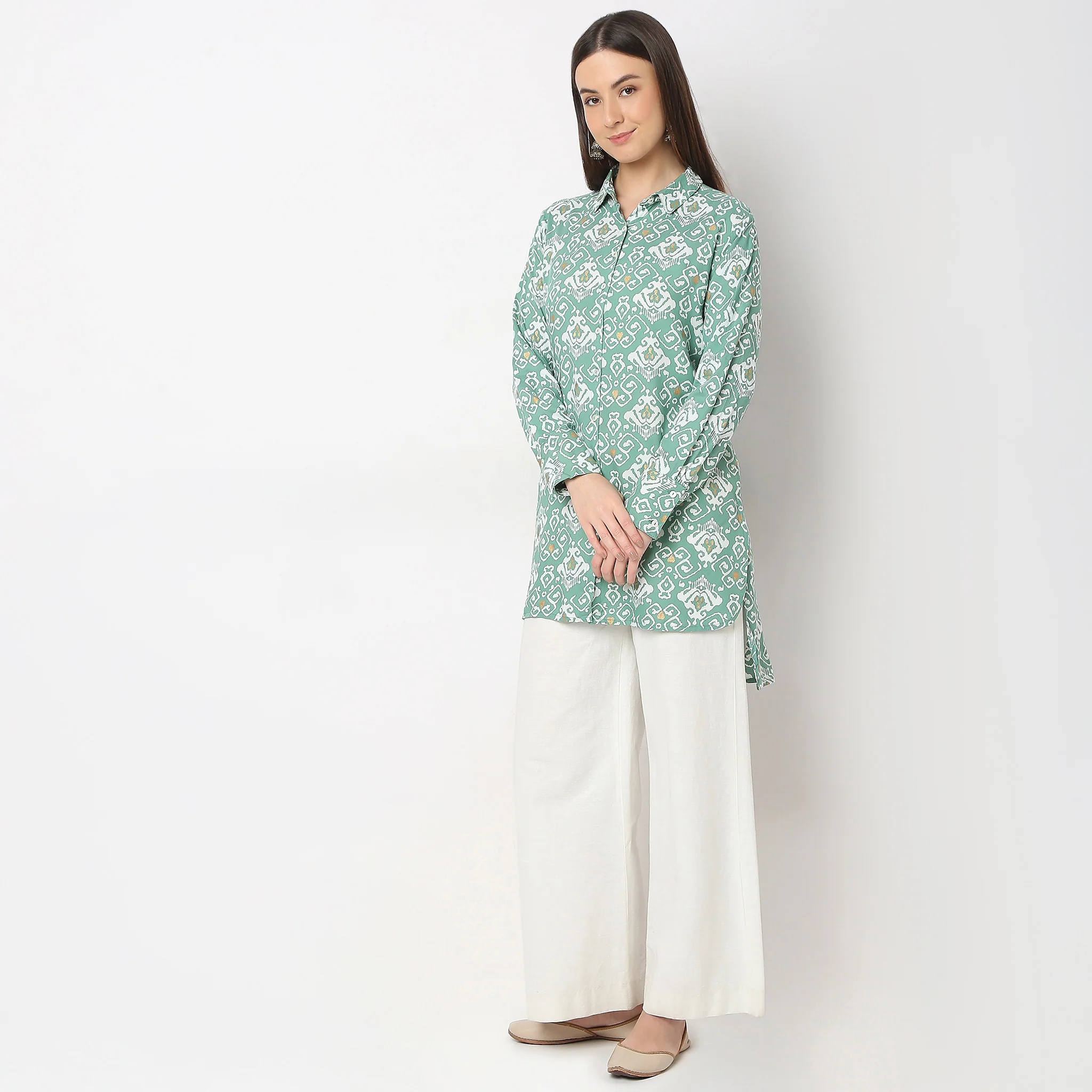 Straight Fit Printed Tunic - Image 5