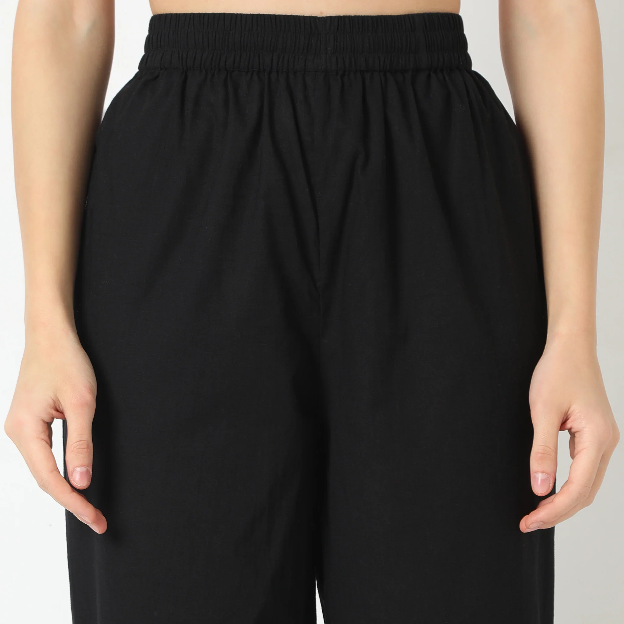 Straight Fit Ankle Length Mid Rise Pants - Image 5
