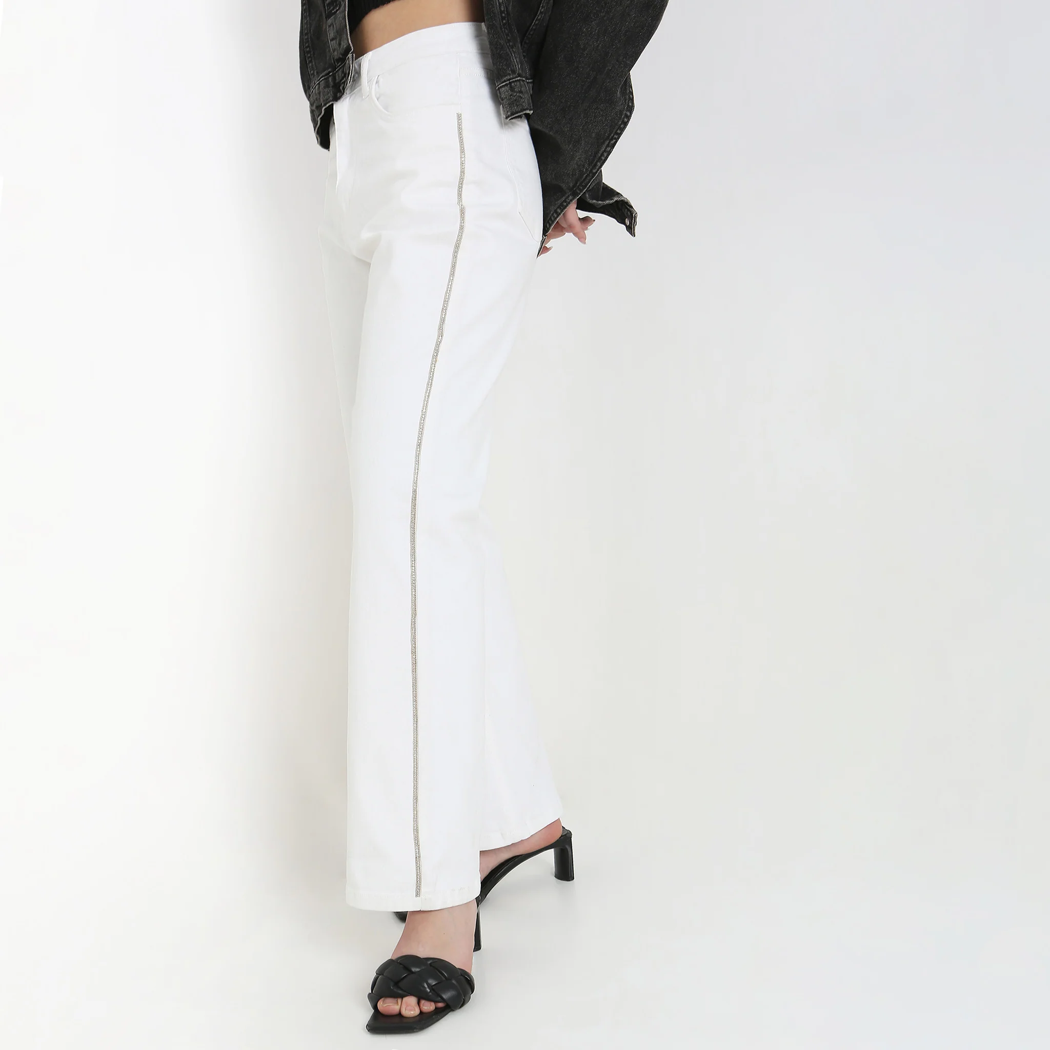 Straight Fit High Rise Jeans - Image 5