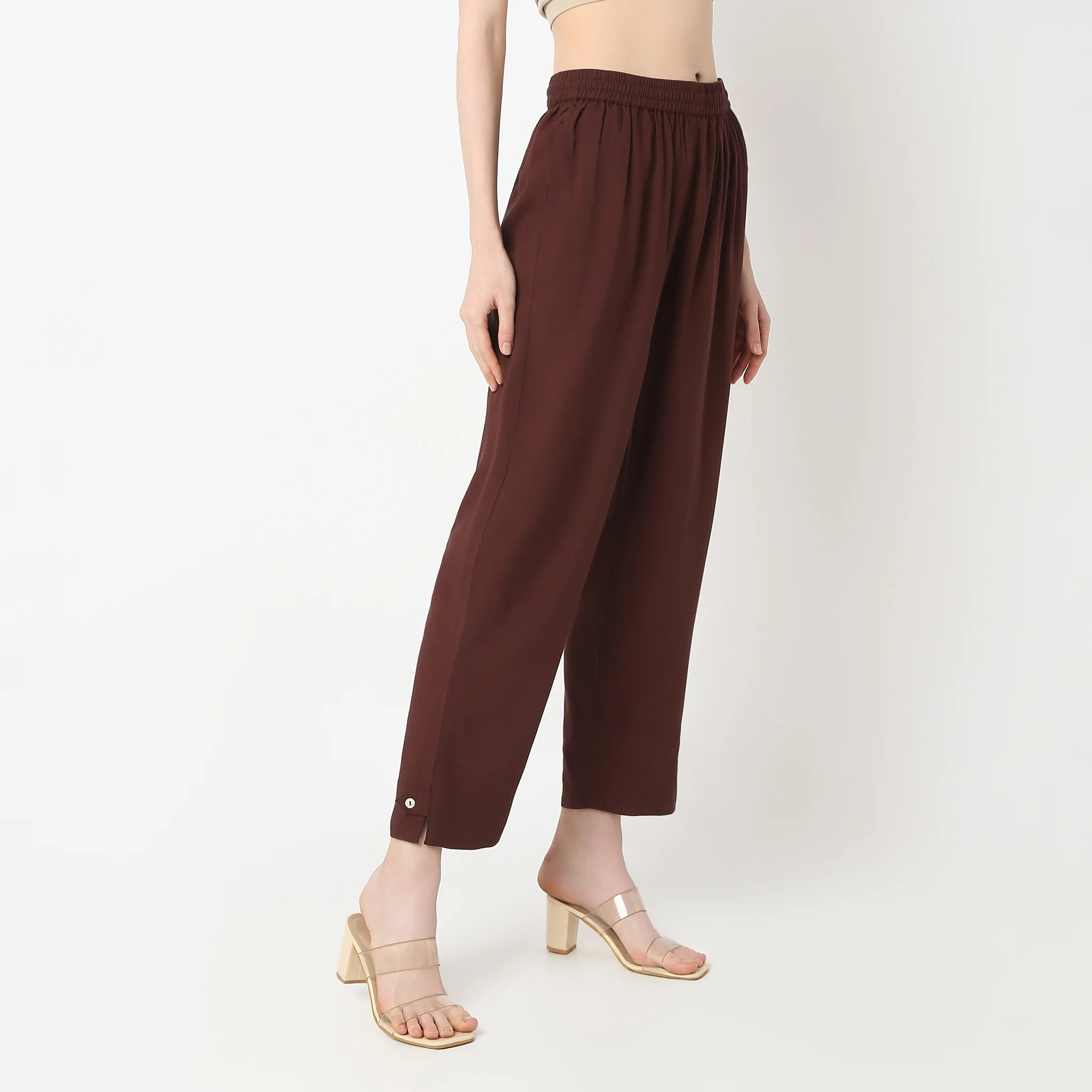 Straight Fit Ankle Length Pants - Image 5