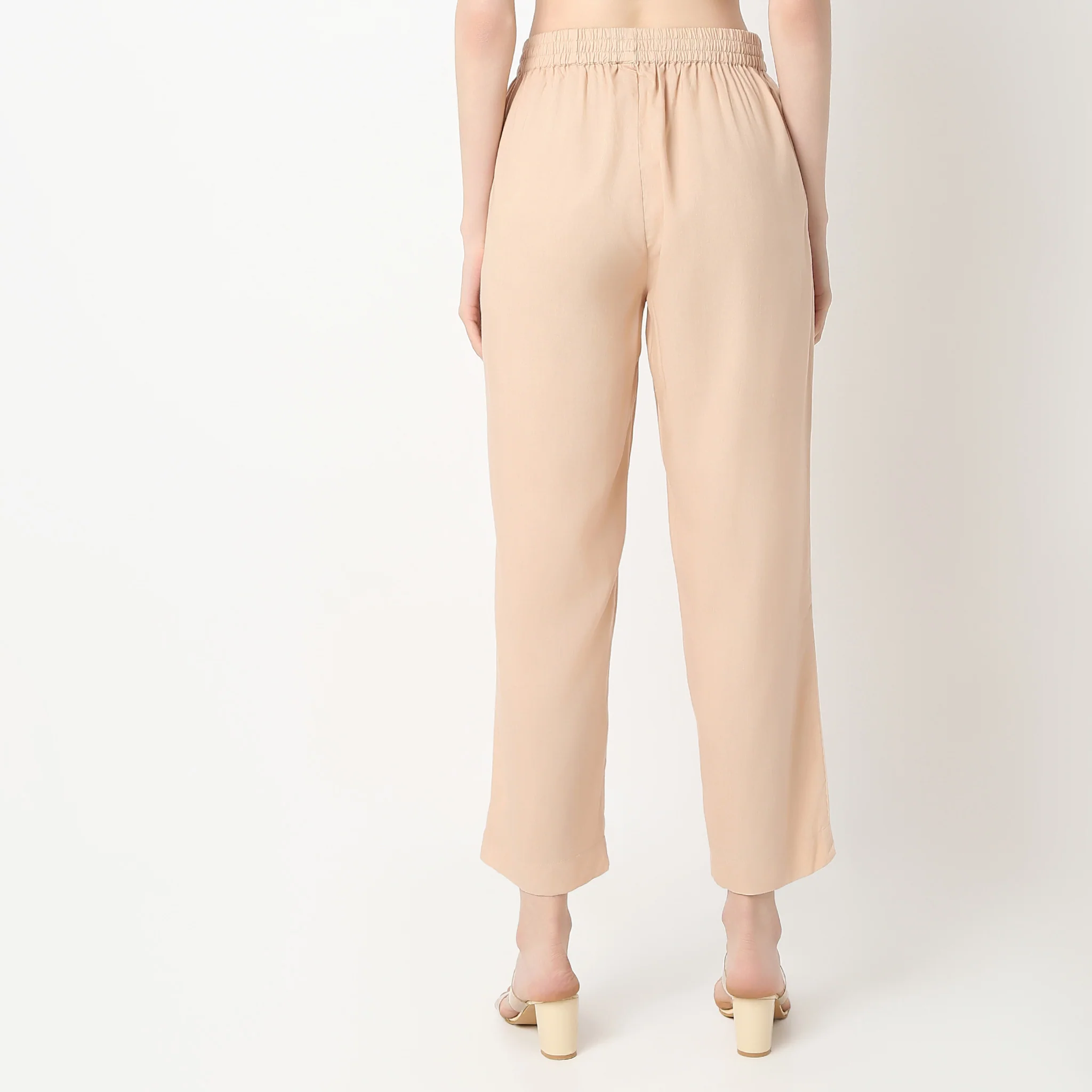 Straight Fit Ankle Length Pants - Image 3