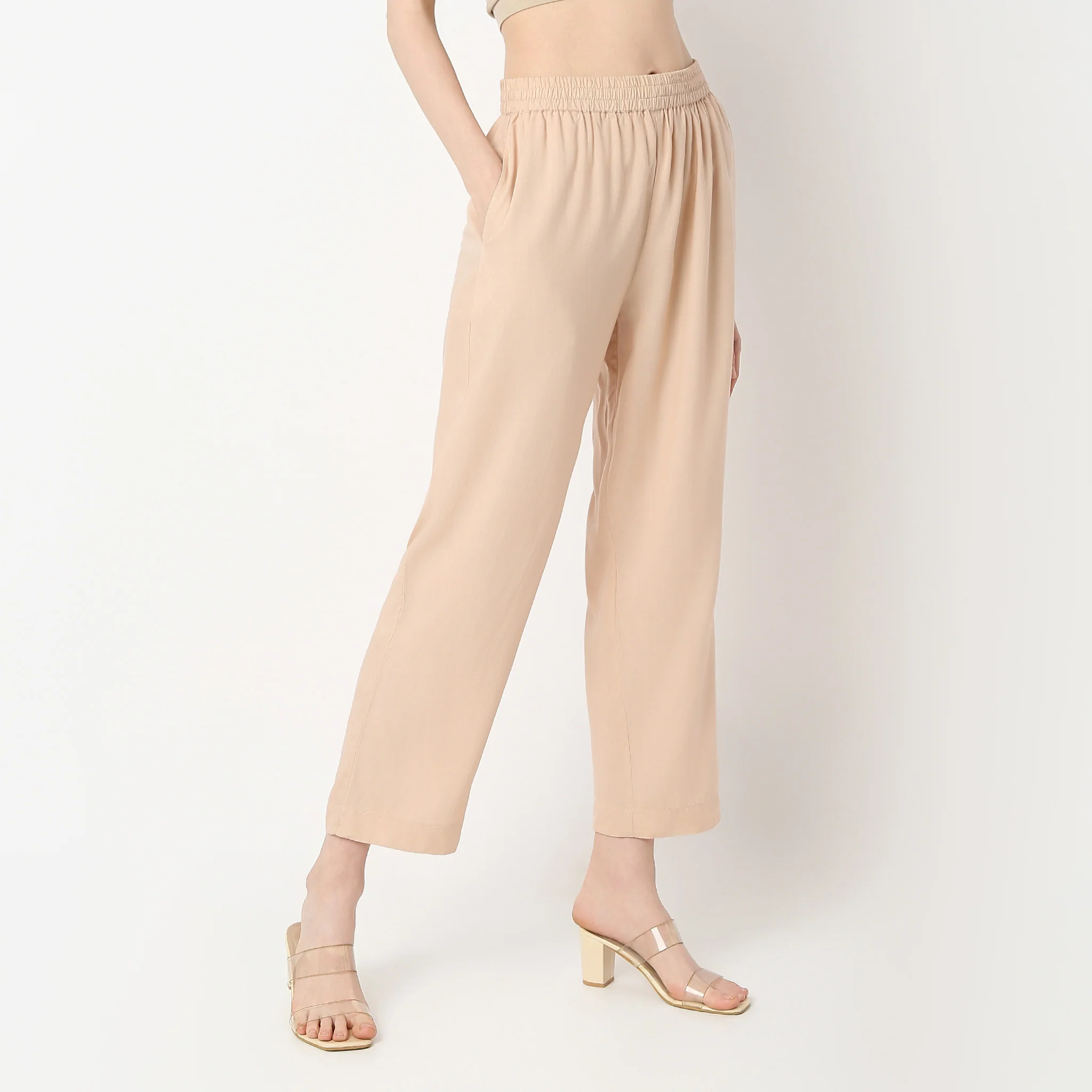 Straight Fit Ankle Length Pants - Image 5