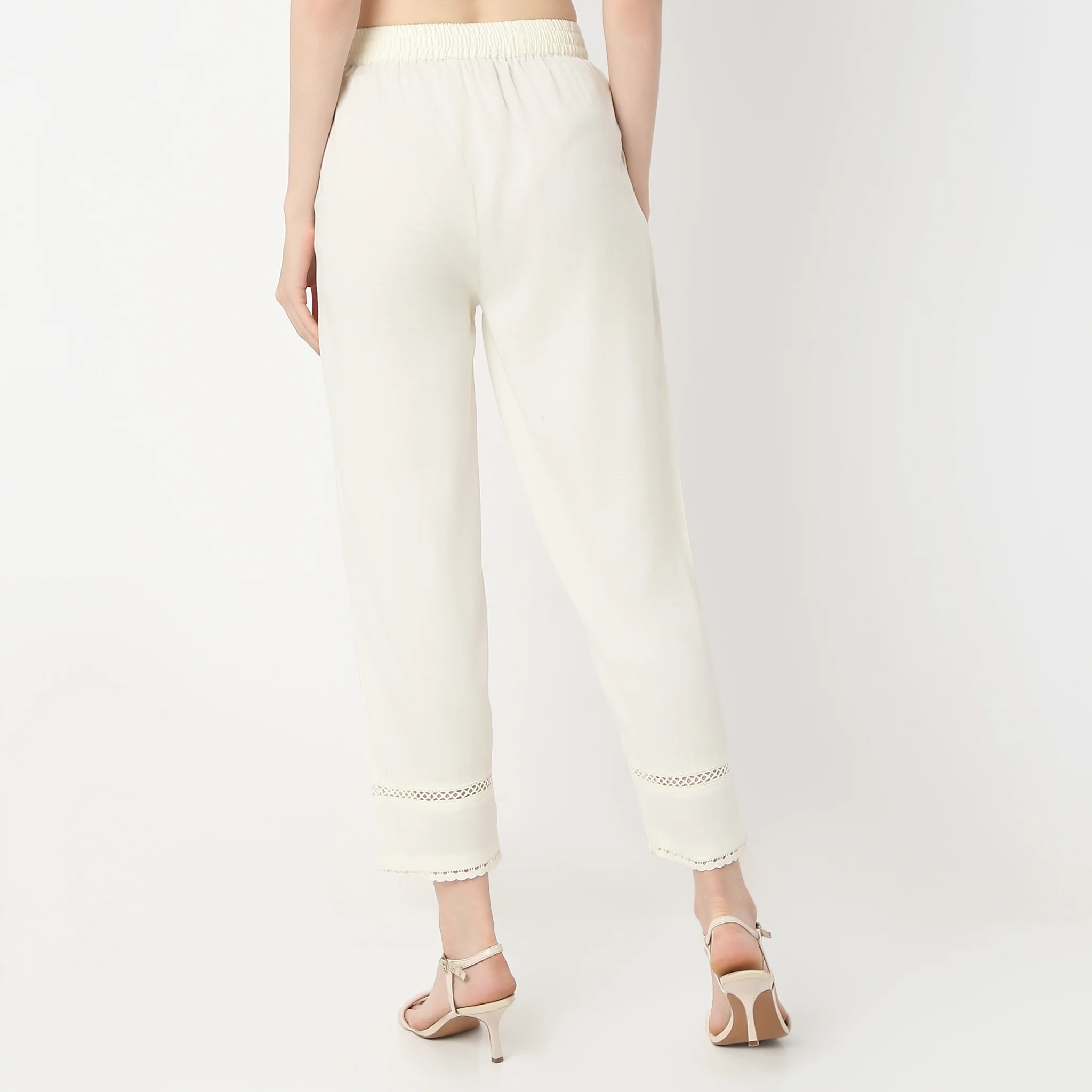 Straight Fit Ankle Length Pants - Image 3