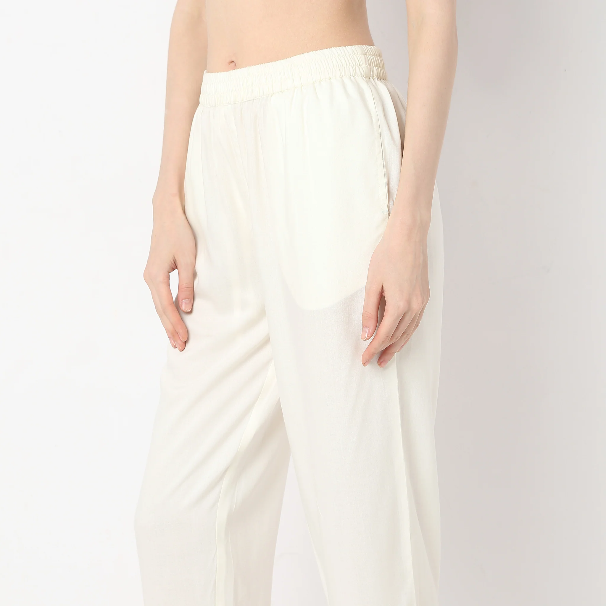 Straight Fit Ankle Length Pants - Image 4