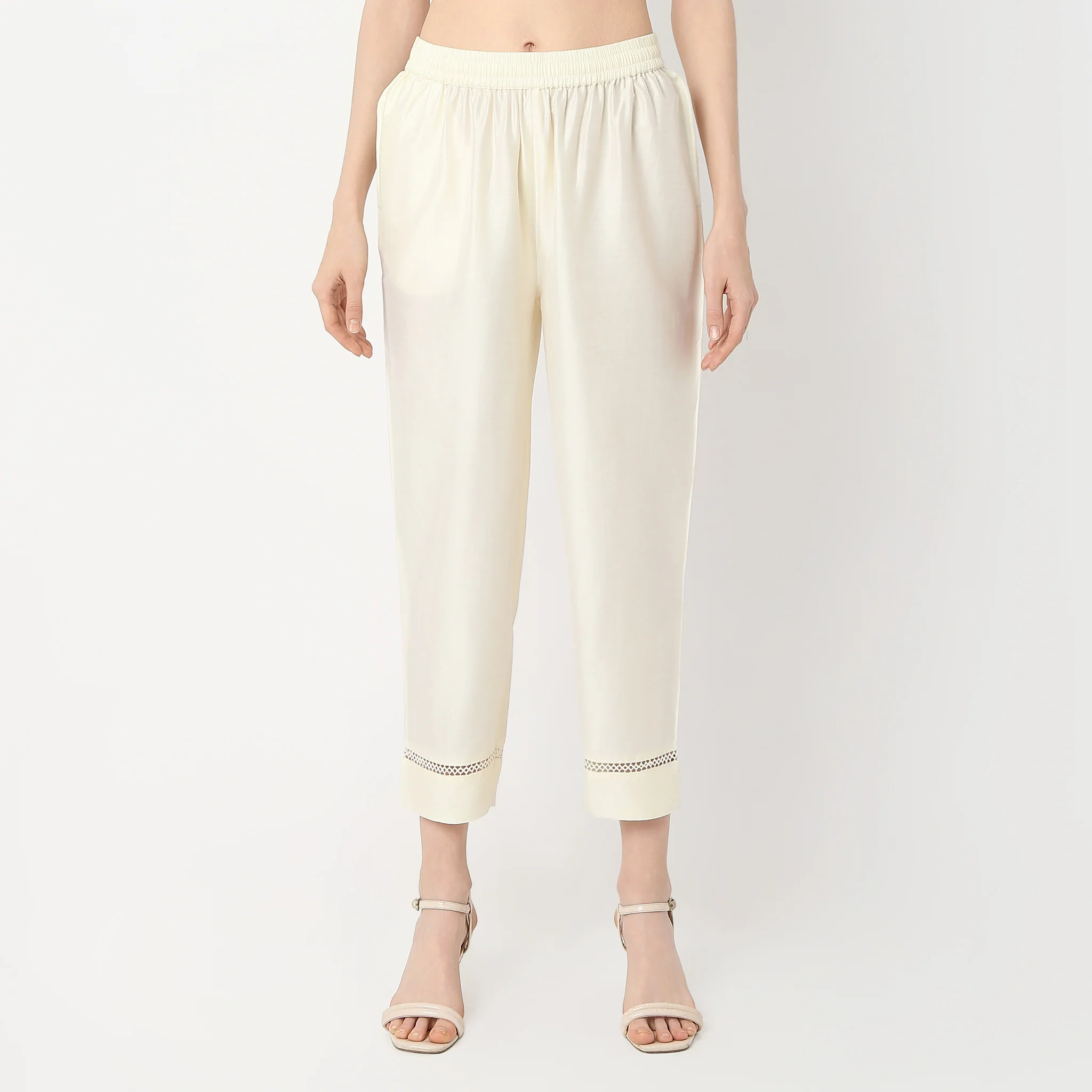 Straight Fit Ankle Length Pants - Image 2