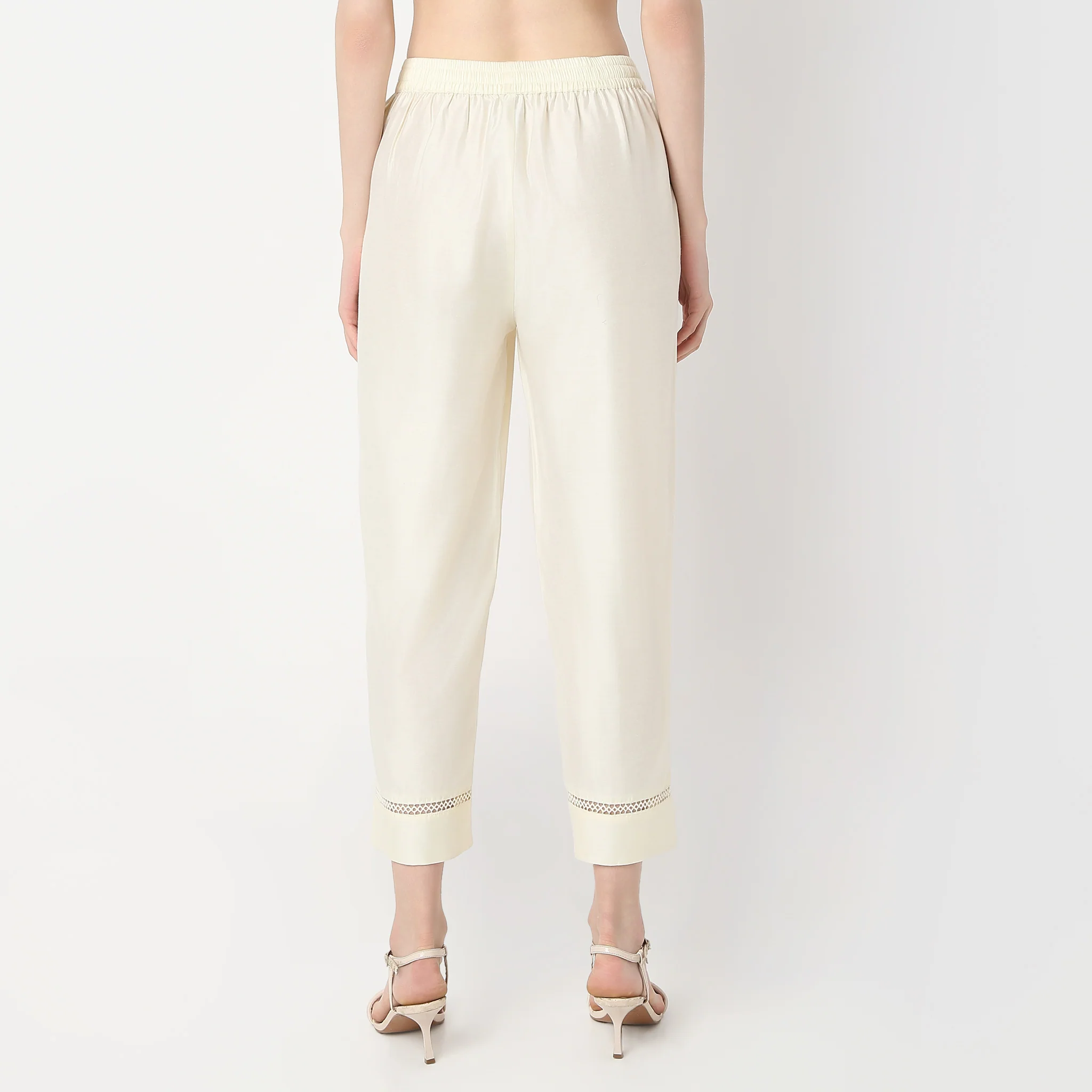 Straight Fit Ankle Length Pants - Image 3