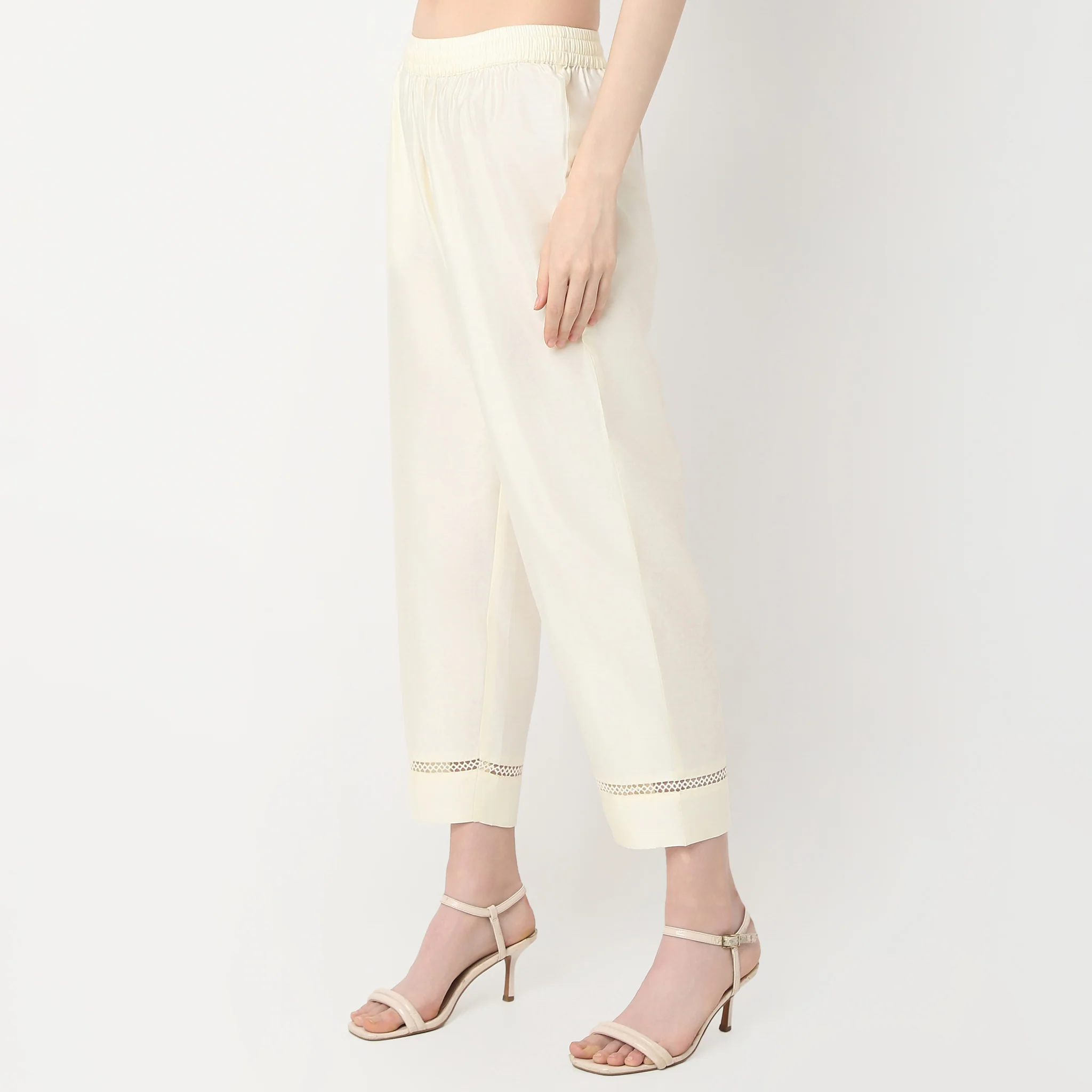 Straight Fit Ankle Length Pants - Image 5