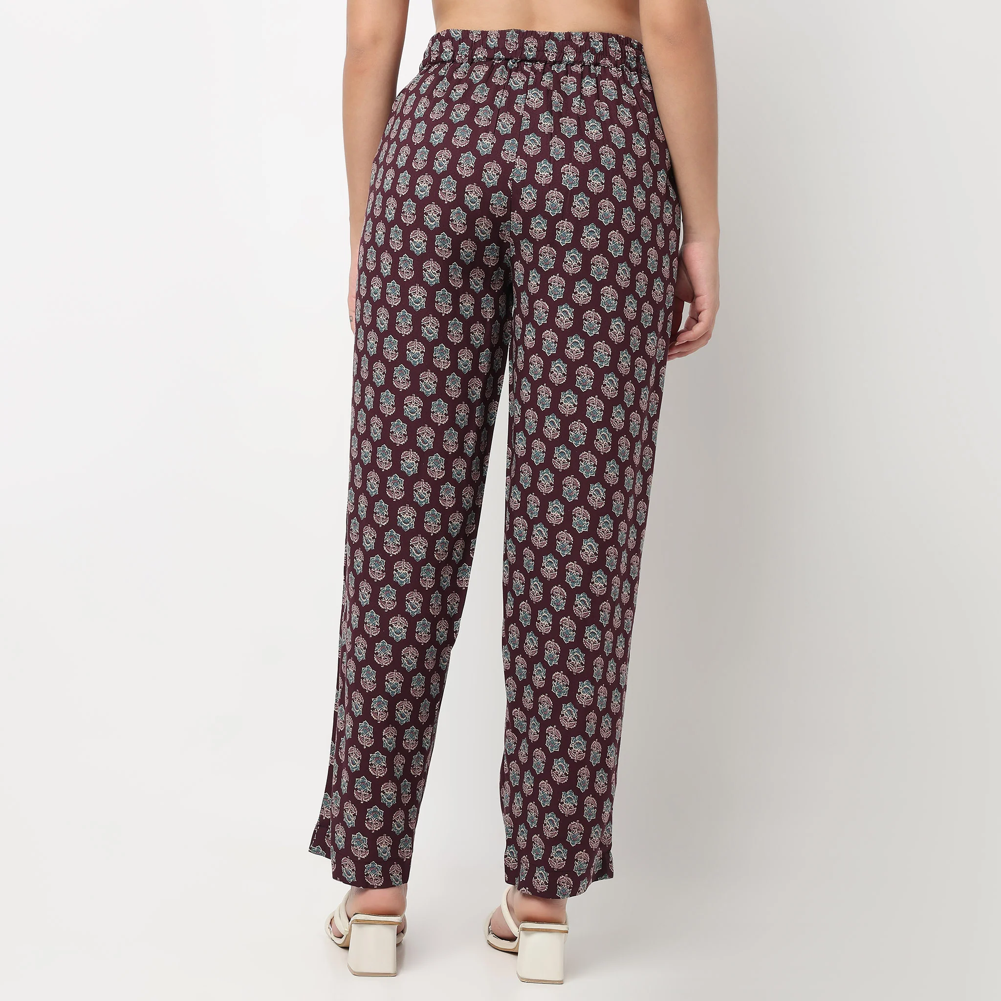Straight Printed Pants - Image 3
