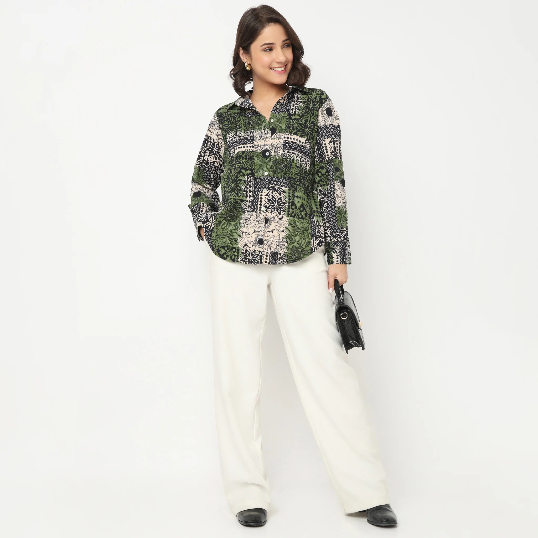 Straight Printed Shirt