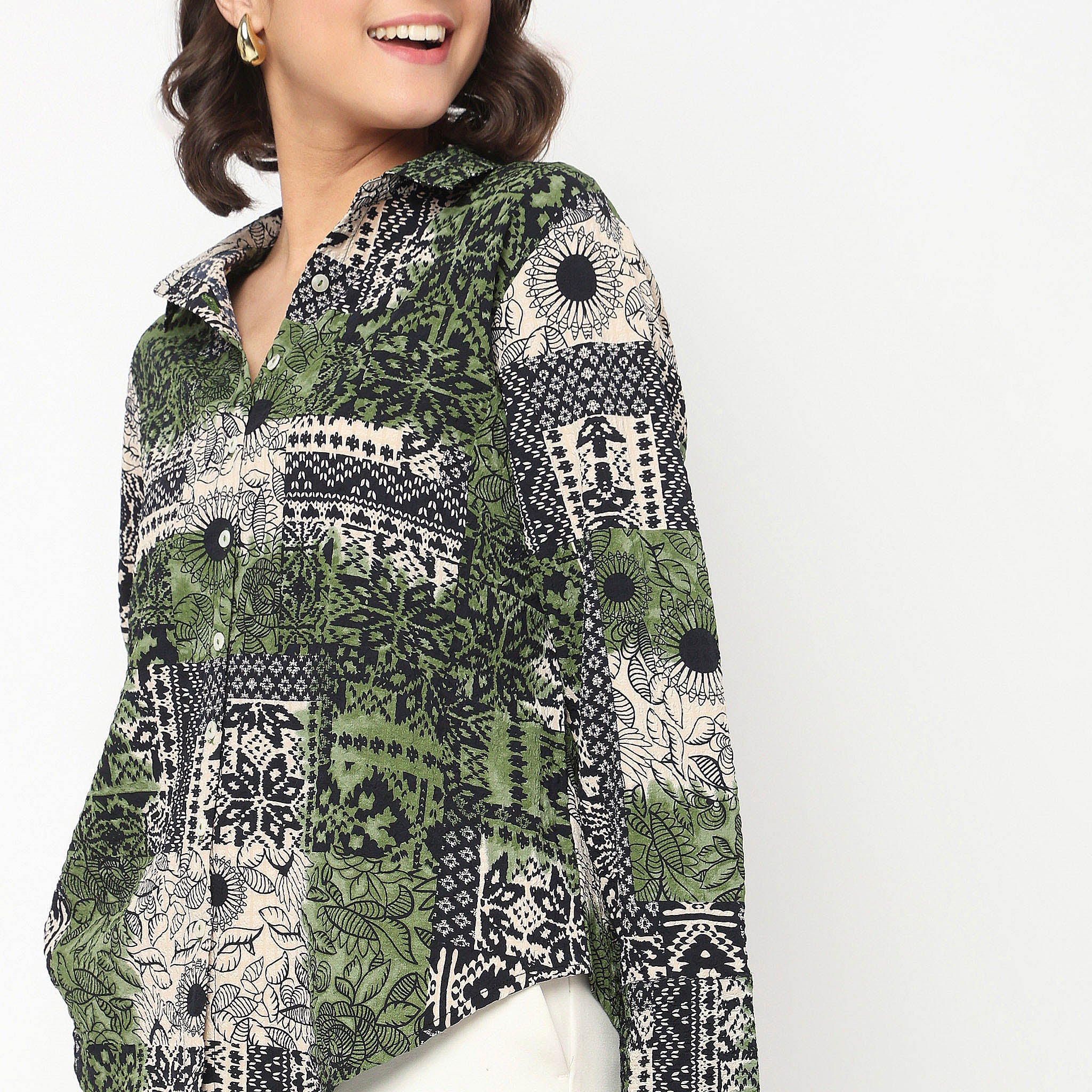 Straight Printed Shirt - Image 4