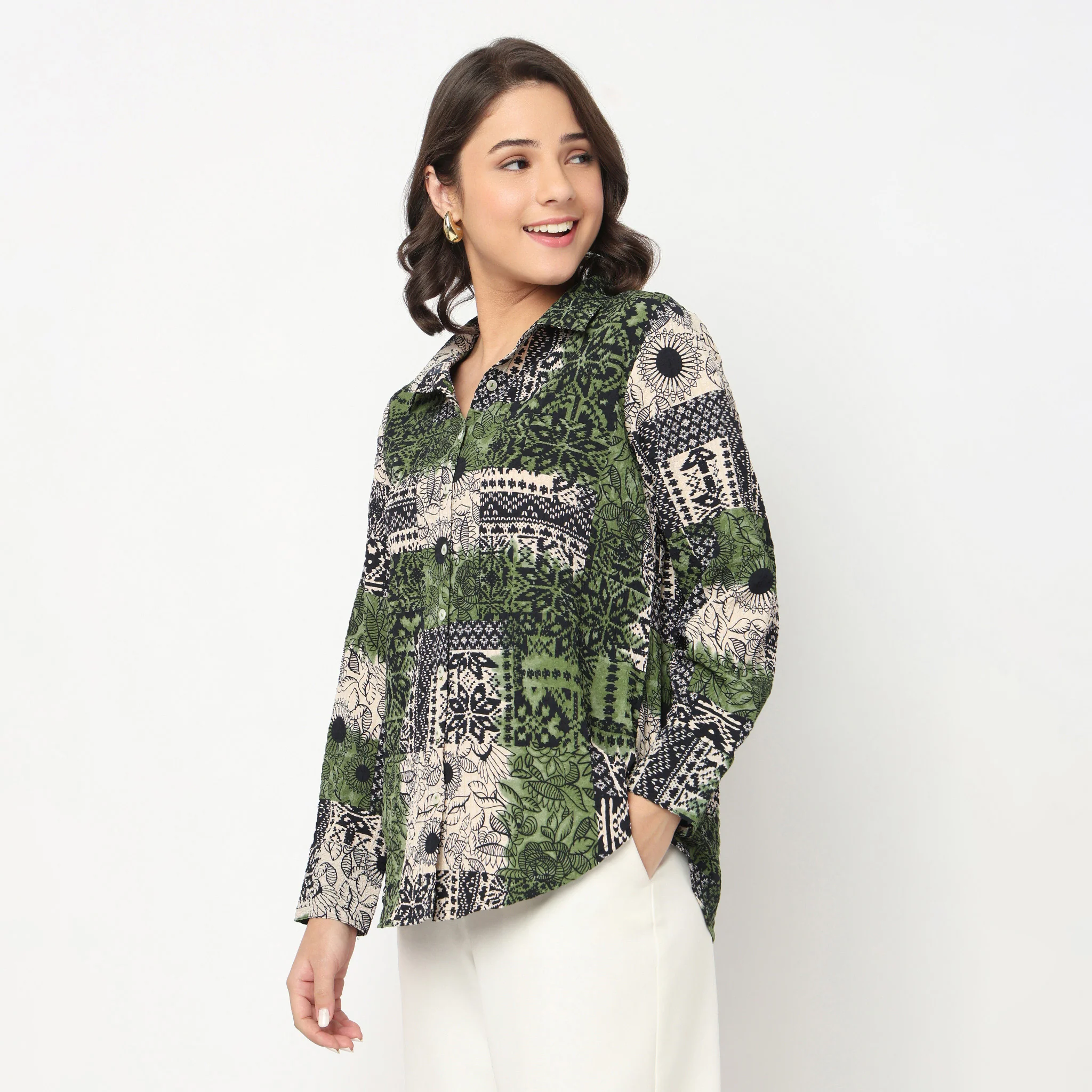 Straight Printed Shirt - Image 5
