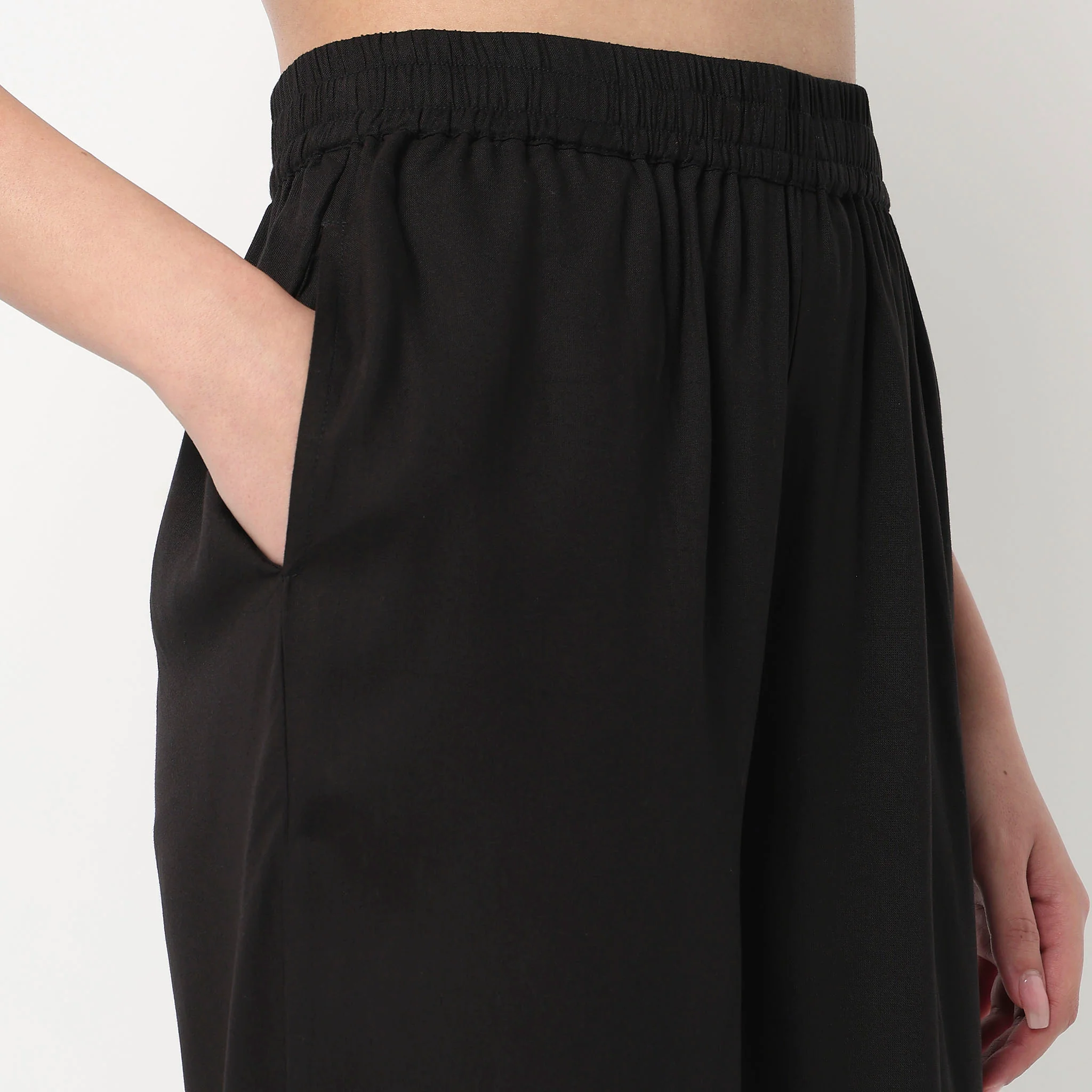 Straight Solid Travel Pants - Image 4