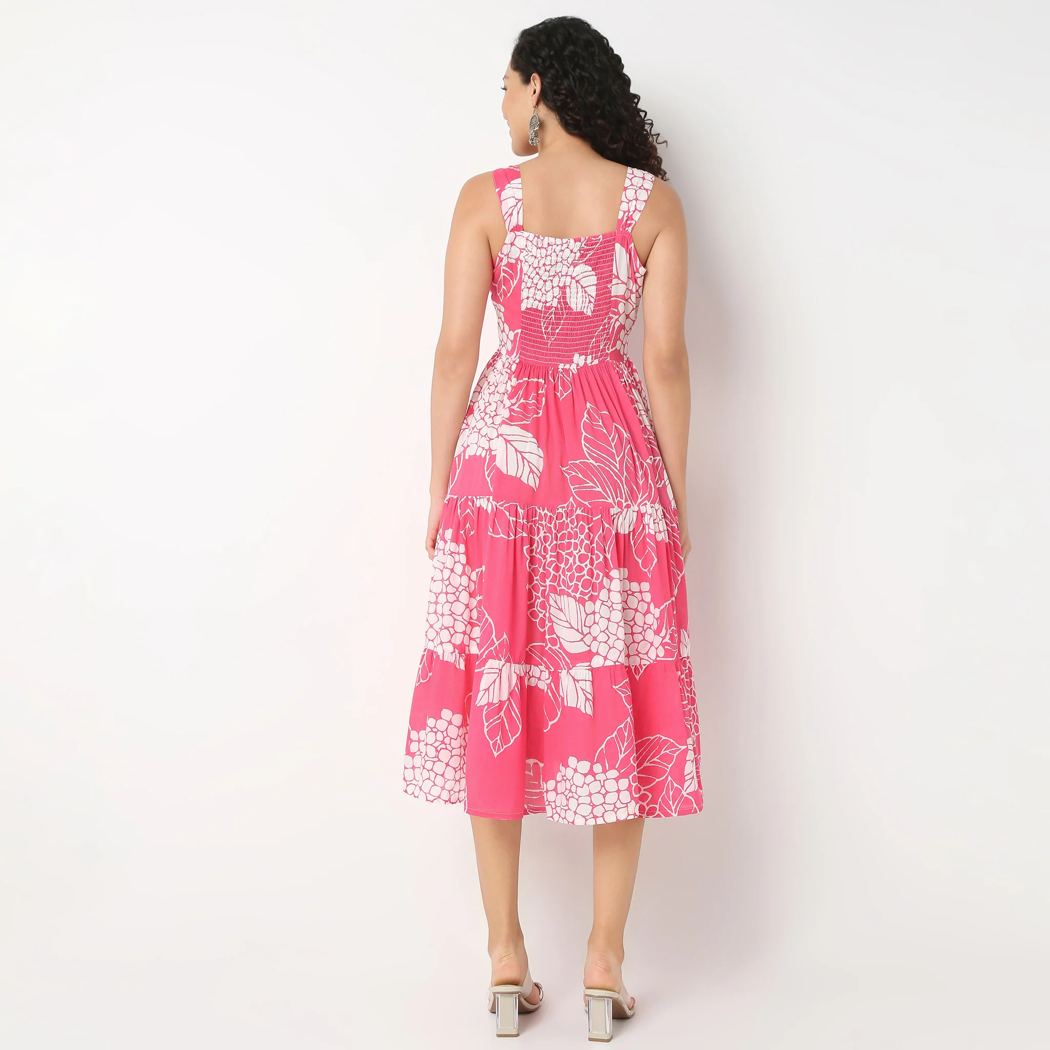 Strappy Tiered Dress - Image 3