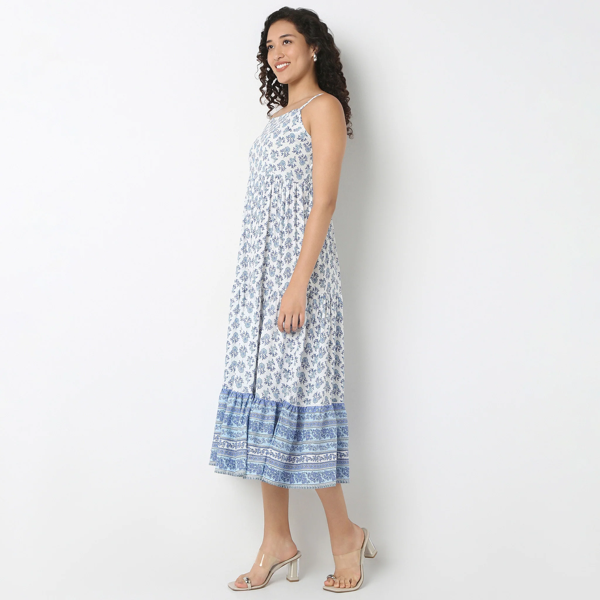Strappy Tiered Dress - Image 5