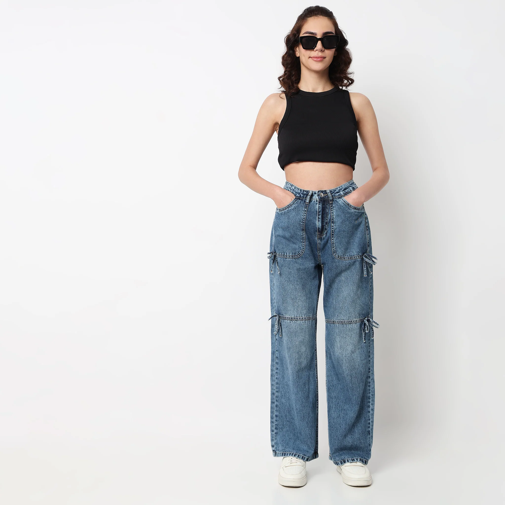 Street Look Straight Jeans