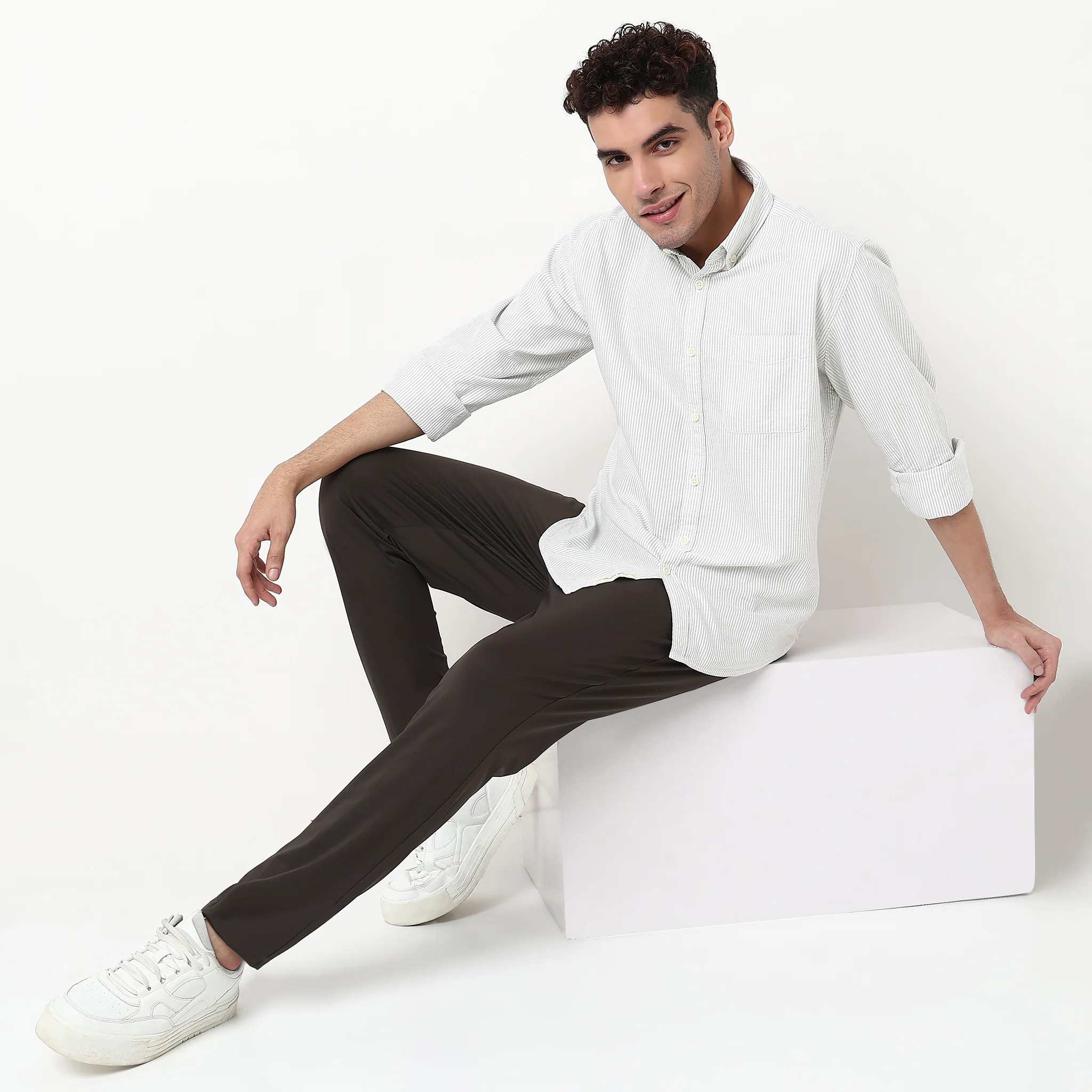 Cotton Striped All Day Shirt - Image 11