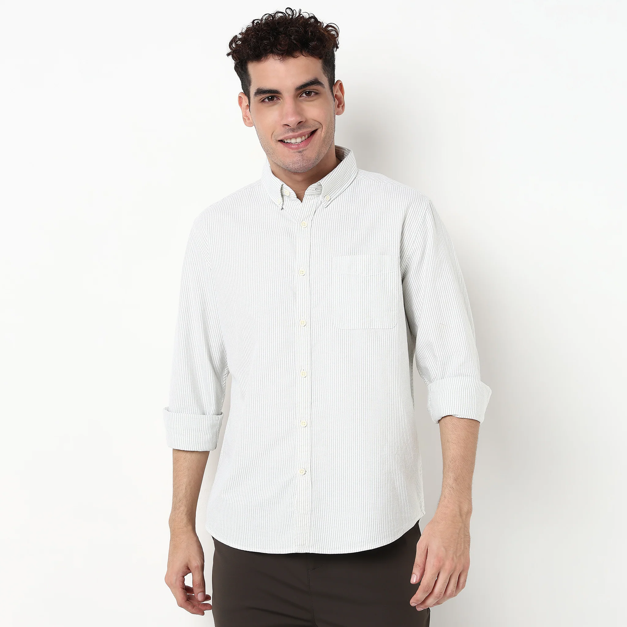 Cotton Striped All Day Shirt - Image 12