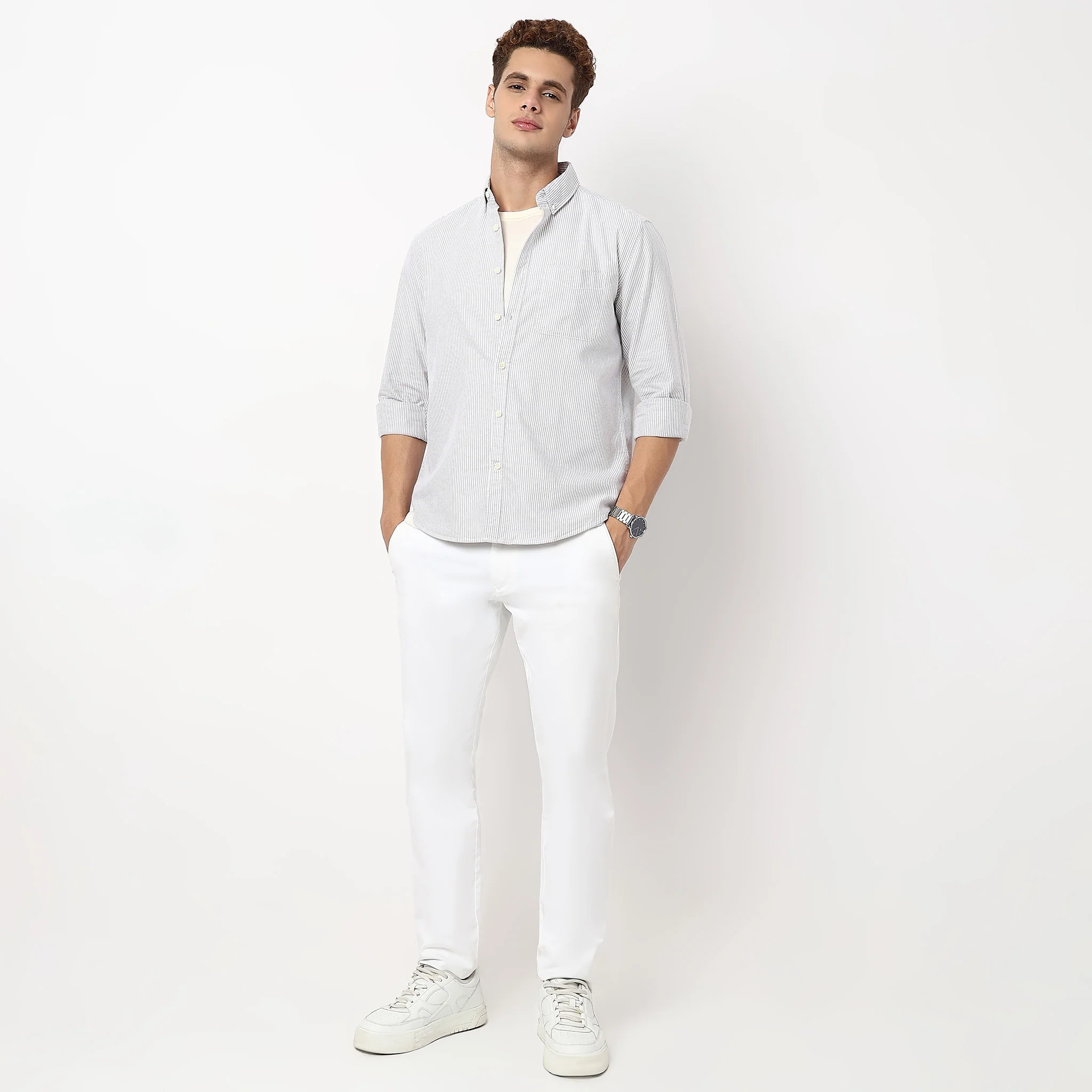 Cotton Striped All Day Shirt - Image 2