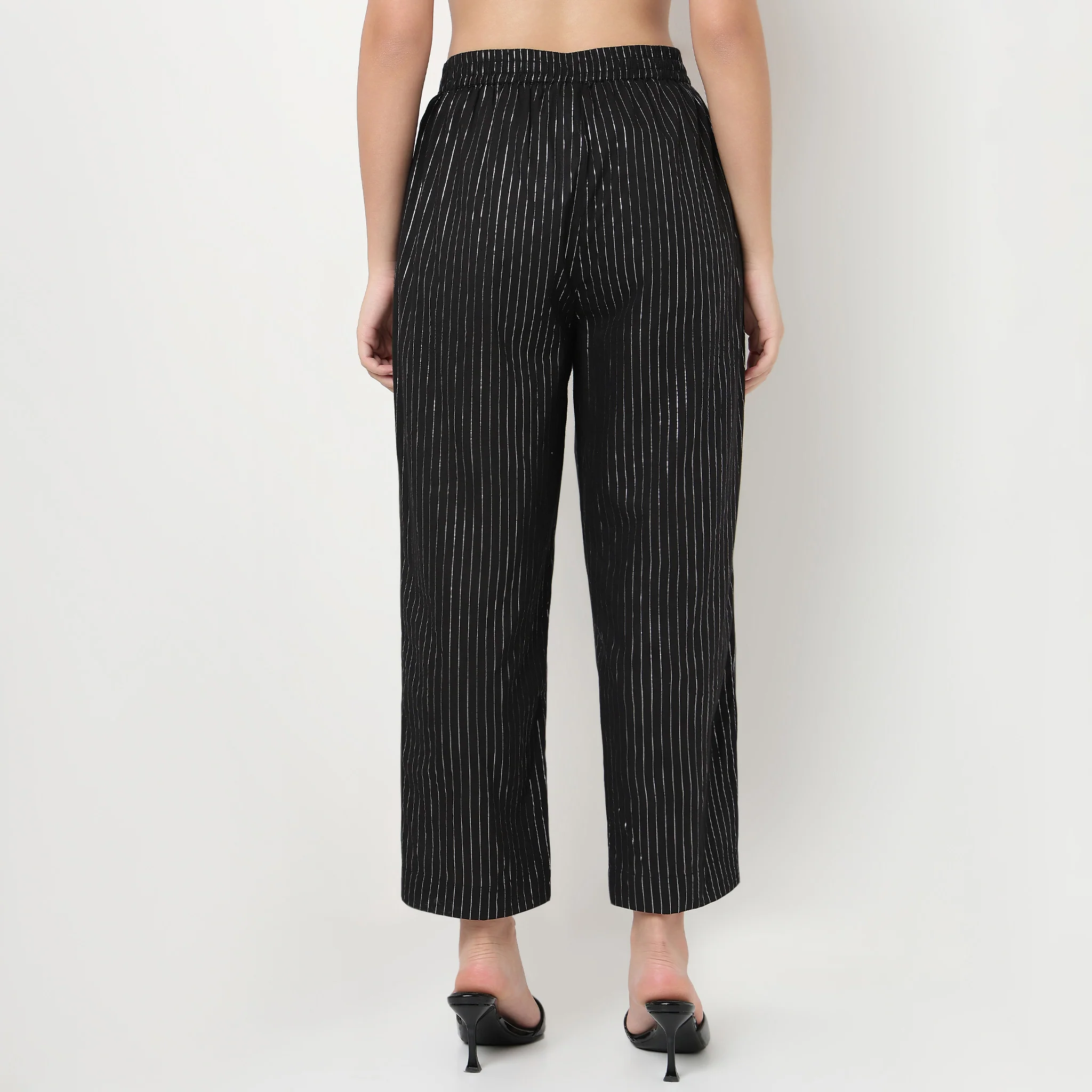 Striped Ankle Length Pant - Image 3