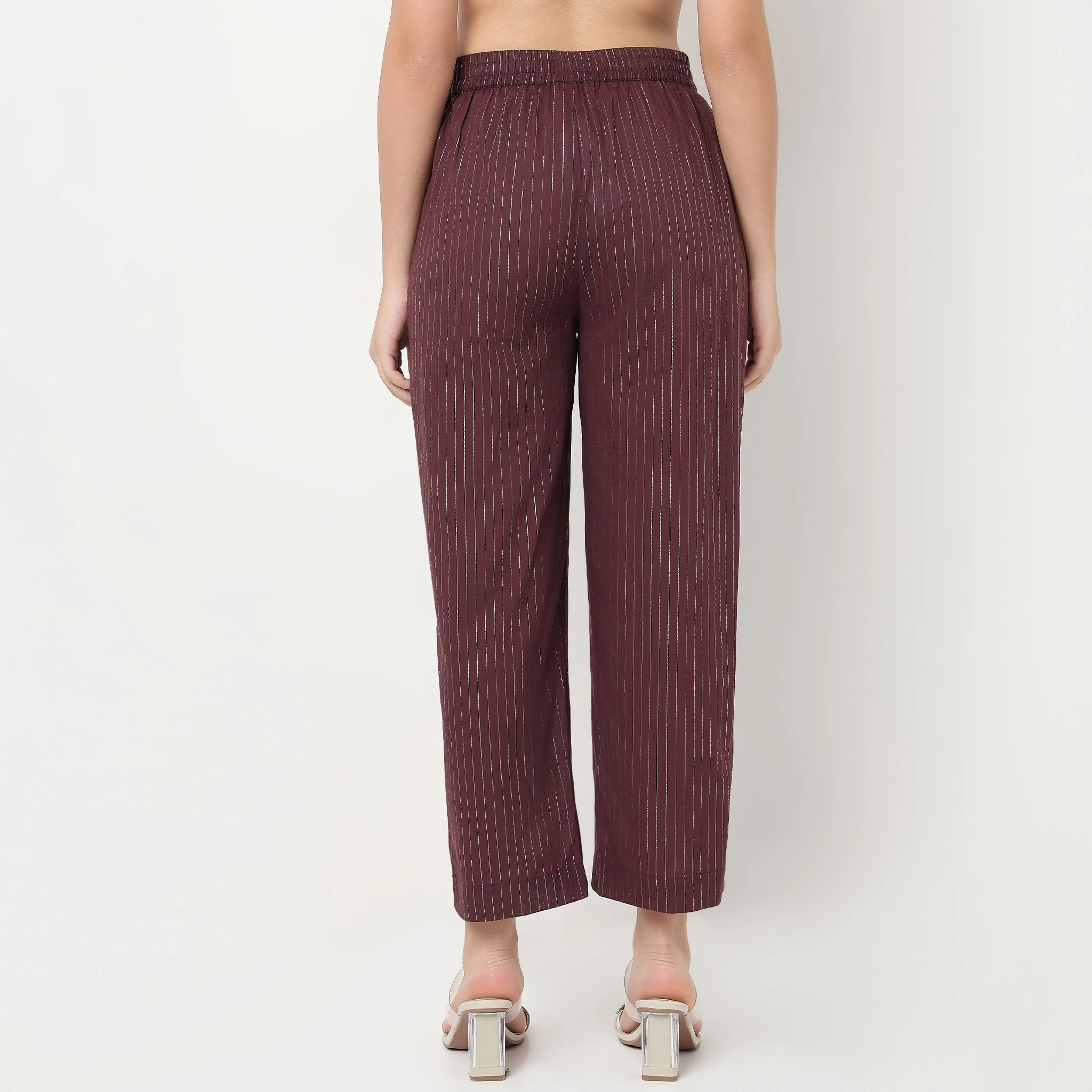 Striped Ankle Length Pant - Image 3
