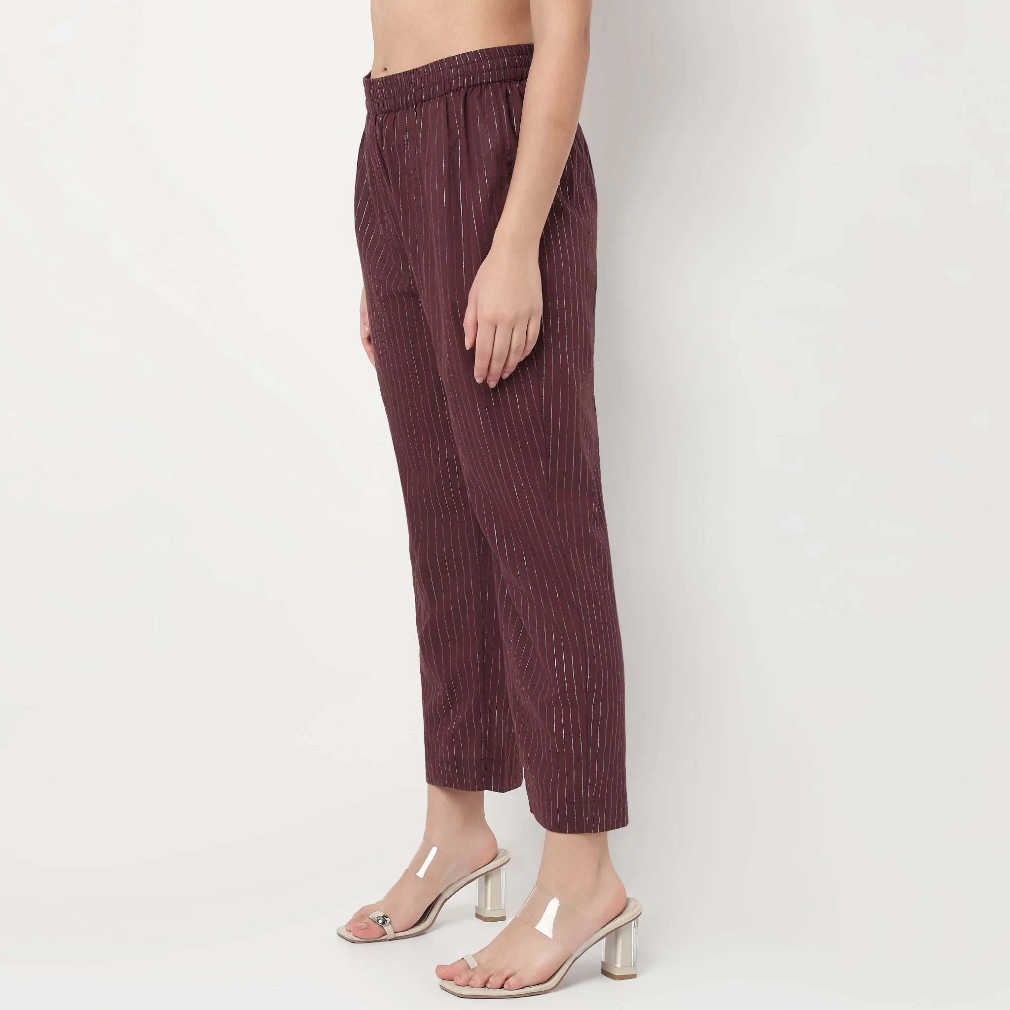Striped Ankle Length Pant - Image 5