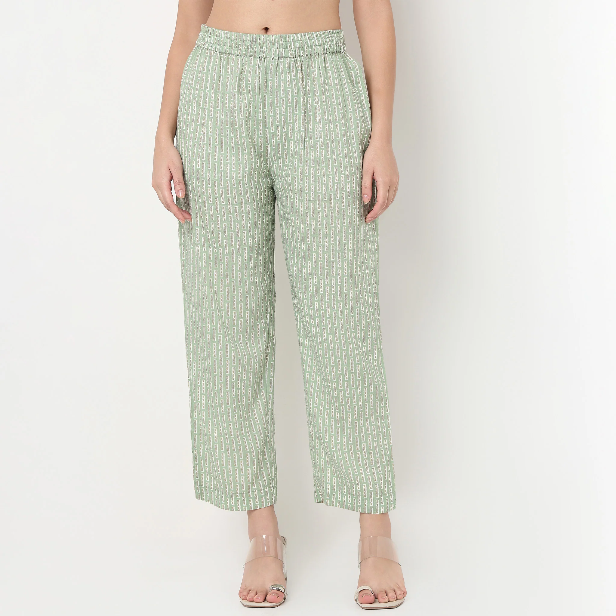 Striped Ankle Length Pant - Image 2