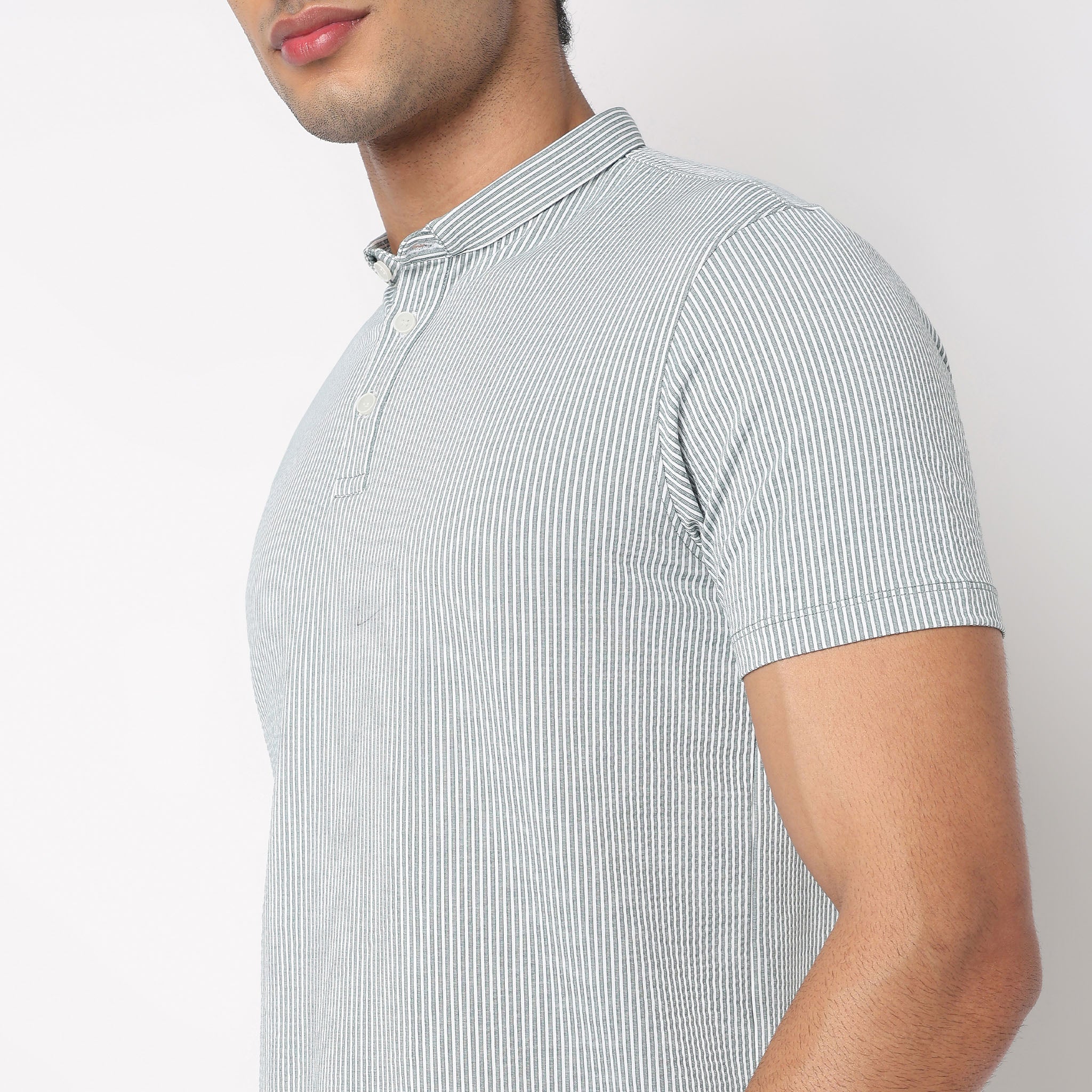 Striped Brunch Polo T-Shirt - Image 4