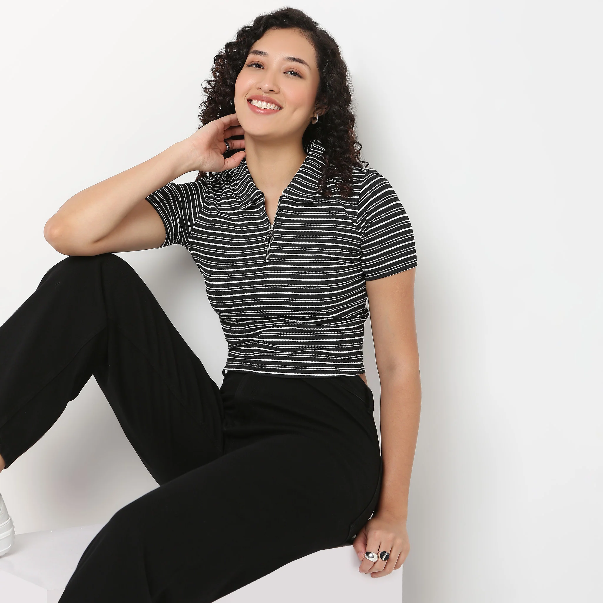 Striped Cotton T-Shirt