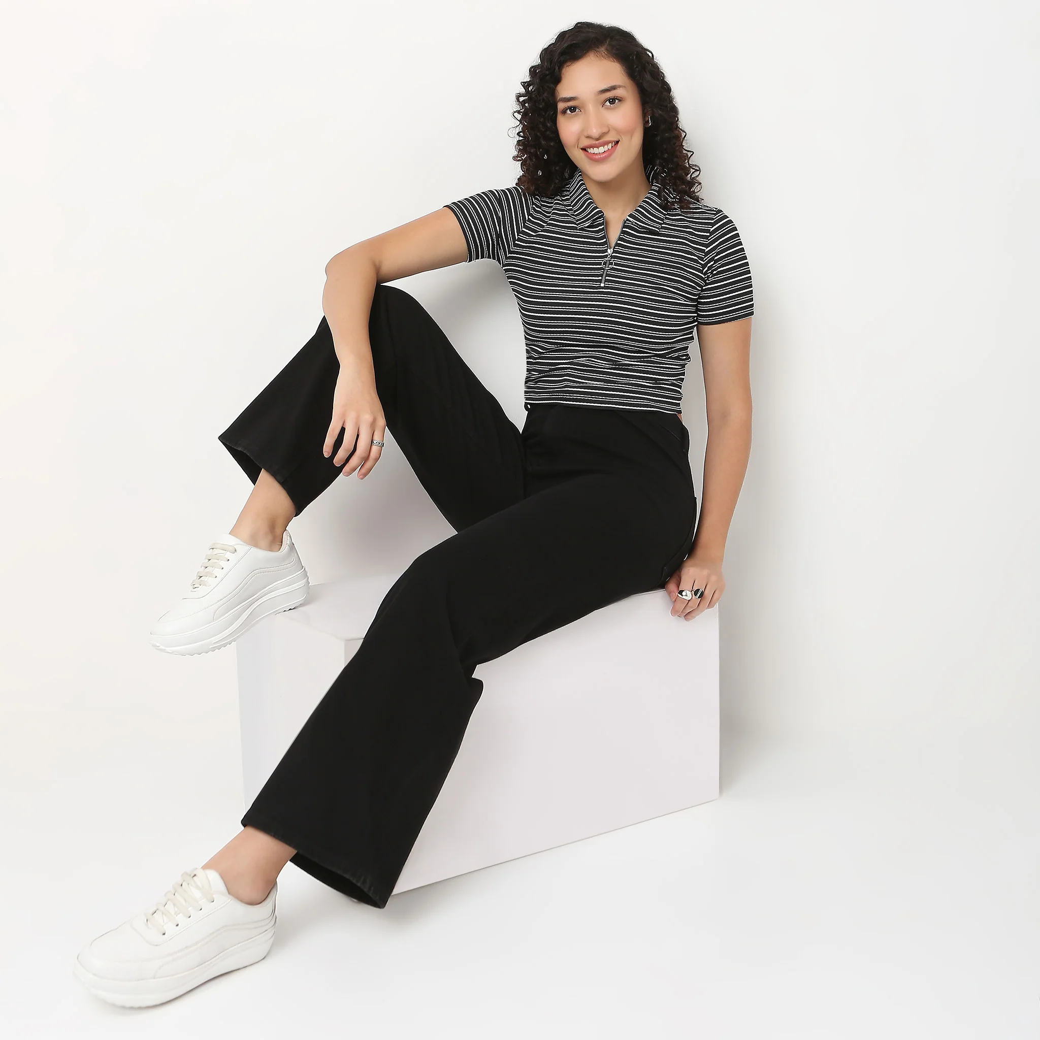 Striped Cotton T-Shirt - Image 2