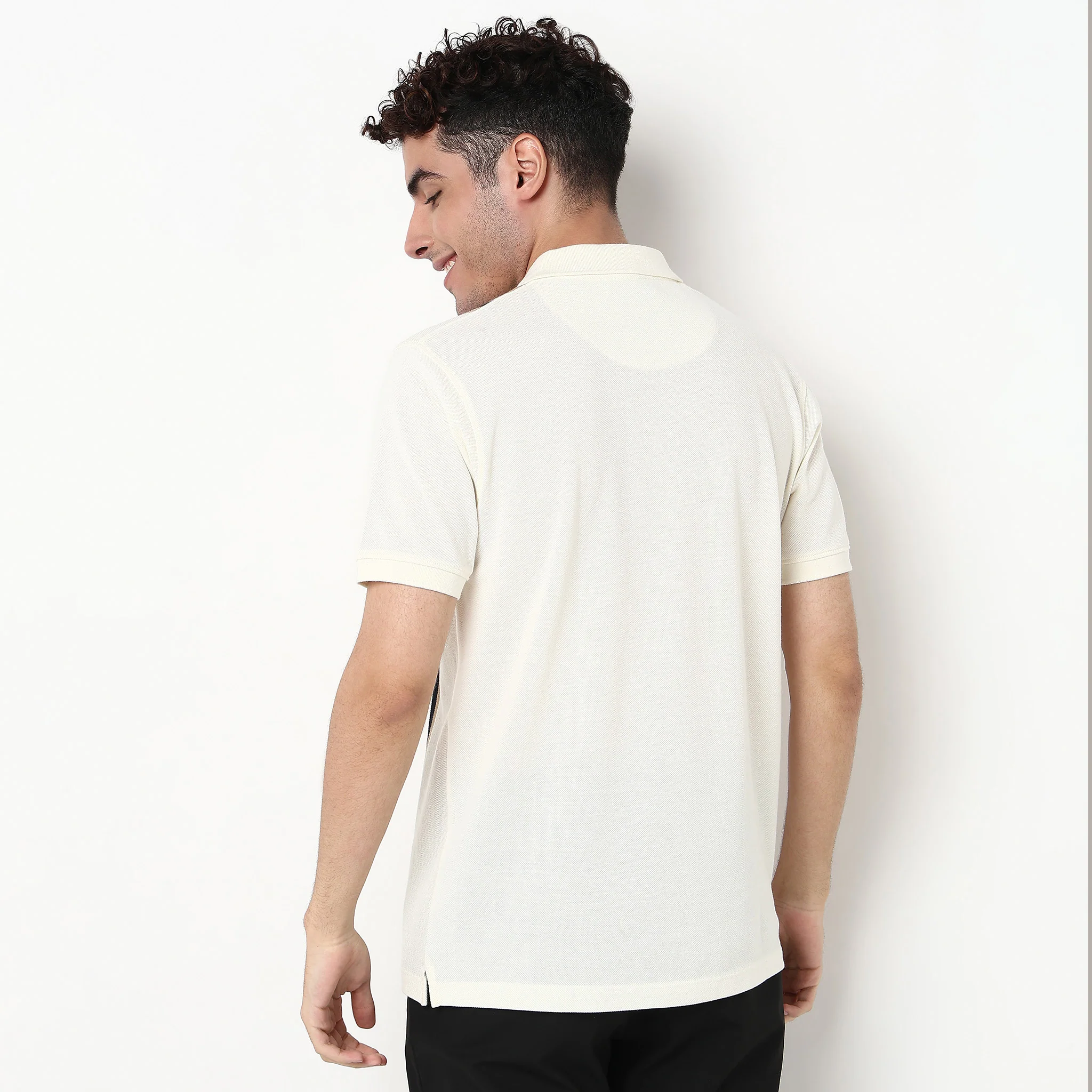 Striped University Polo T-Shirt - Image 3