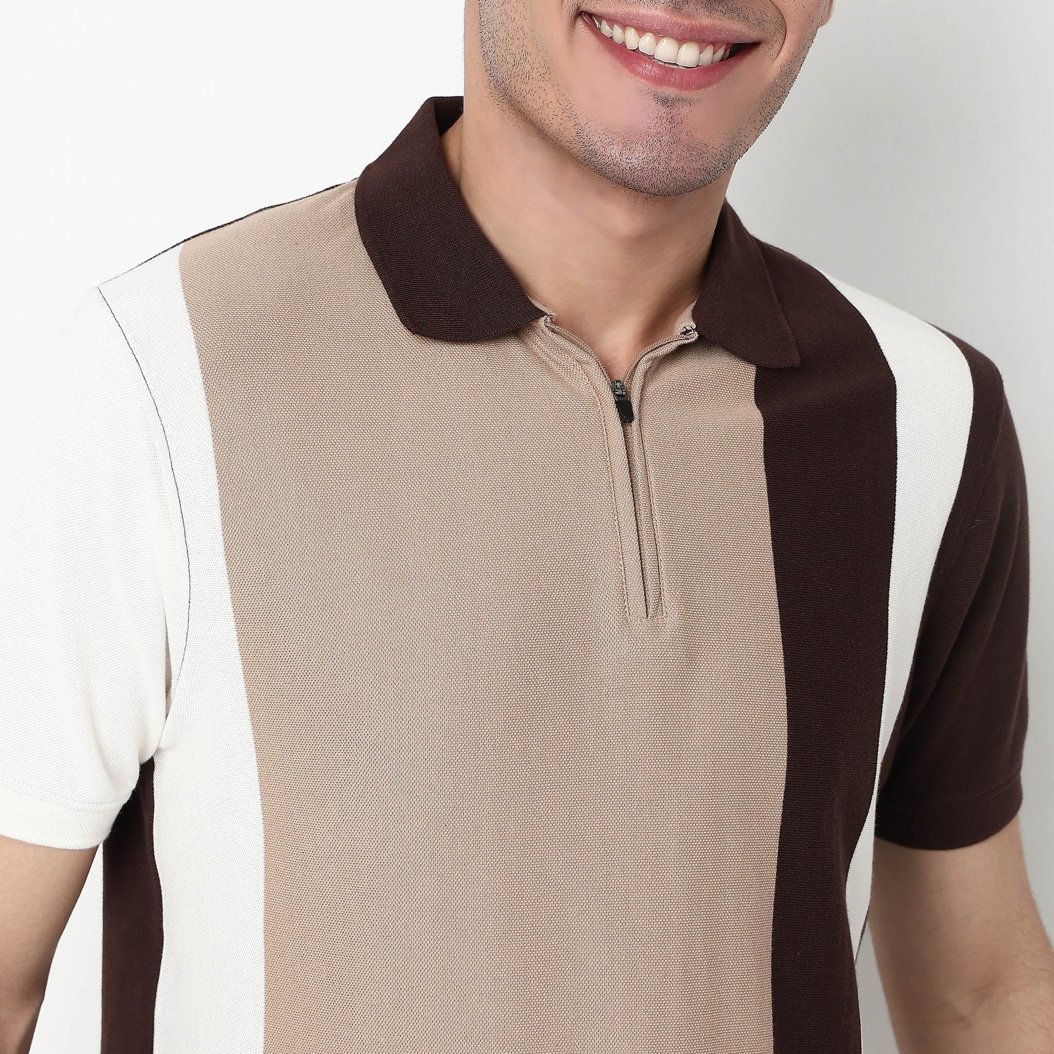 Striped University Polo T-Shirt - Image 4