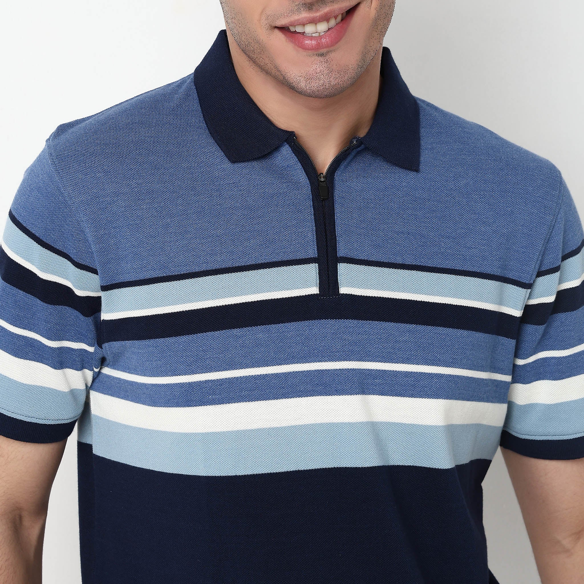 Striped Weekend Polo T-Shirt - Image 4