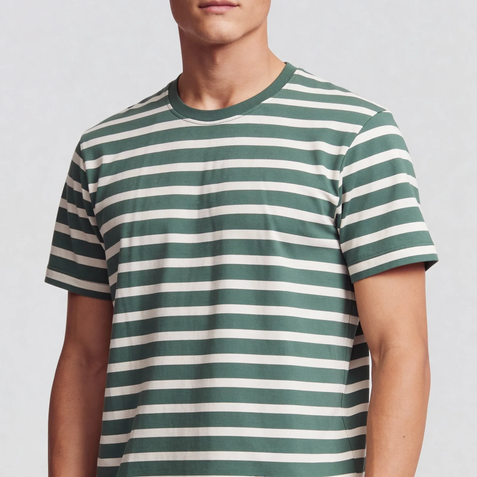 Striped Crew Neck Graphitee - Image 4