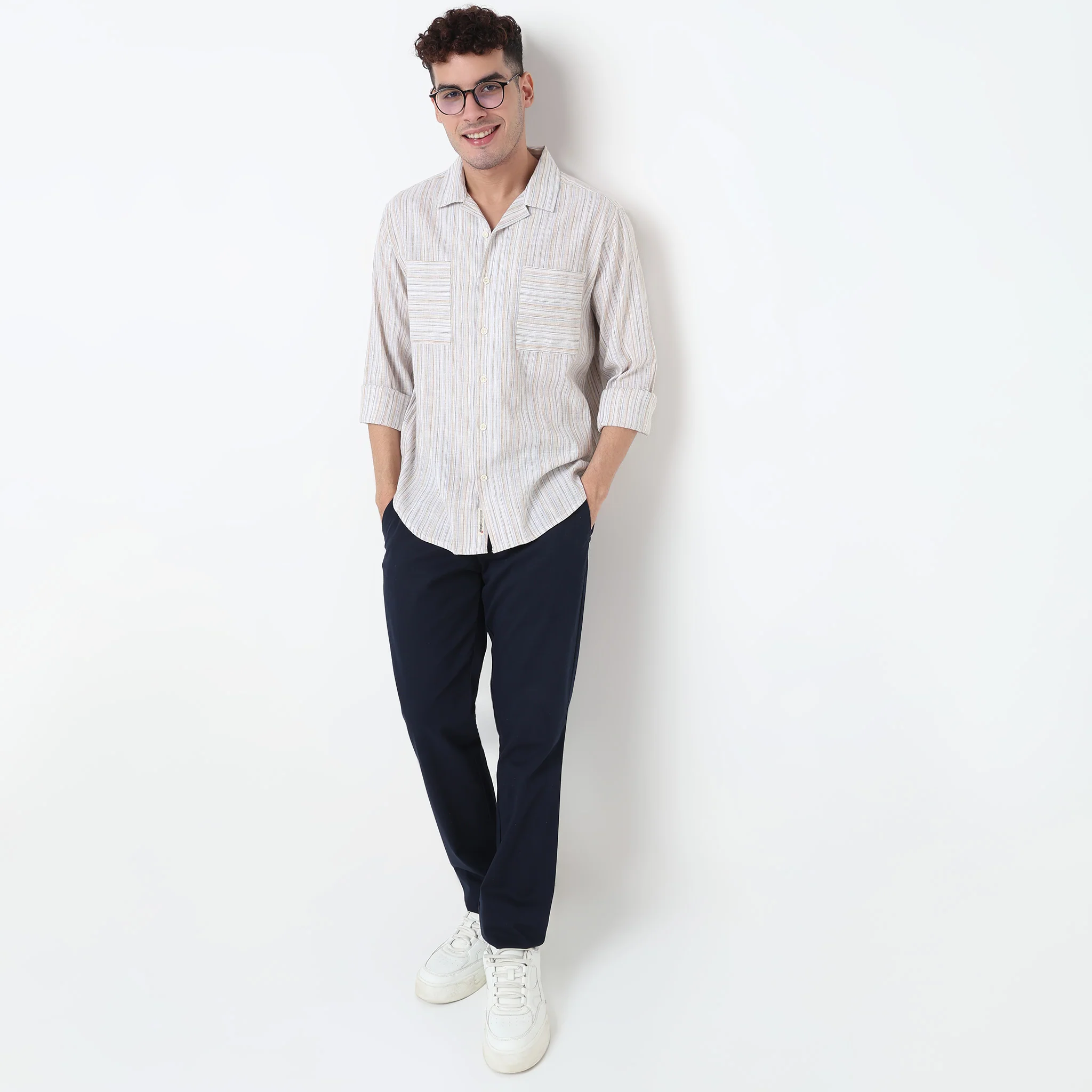 Striped Cuban Retreat Shirt - Image 2