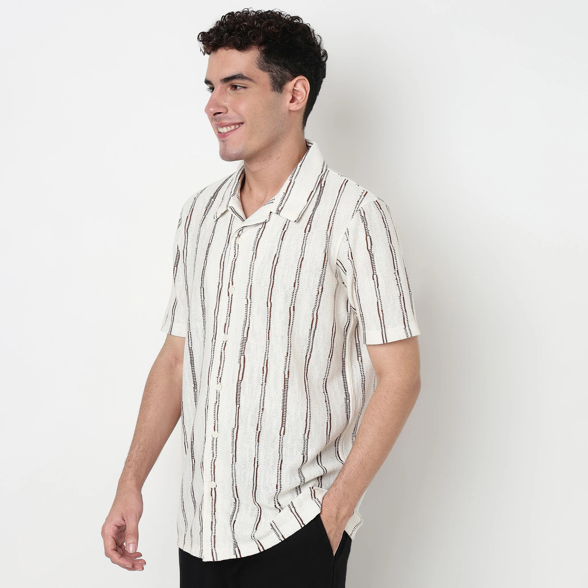 Striped Cuban Shirt - Image 5