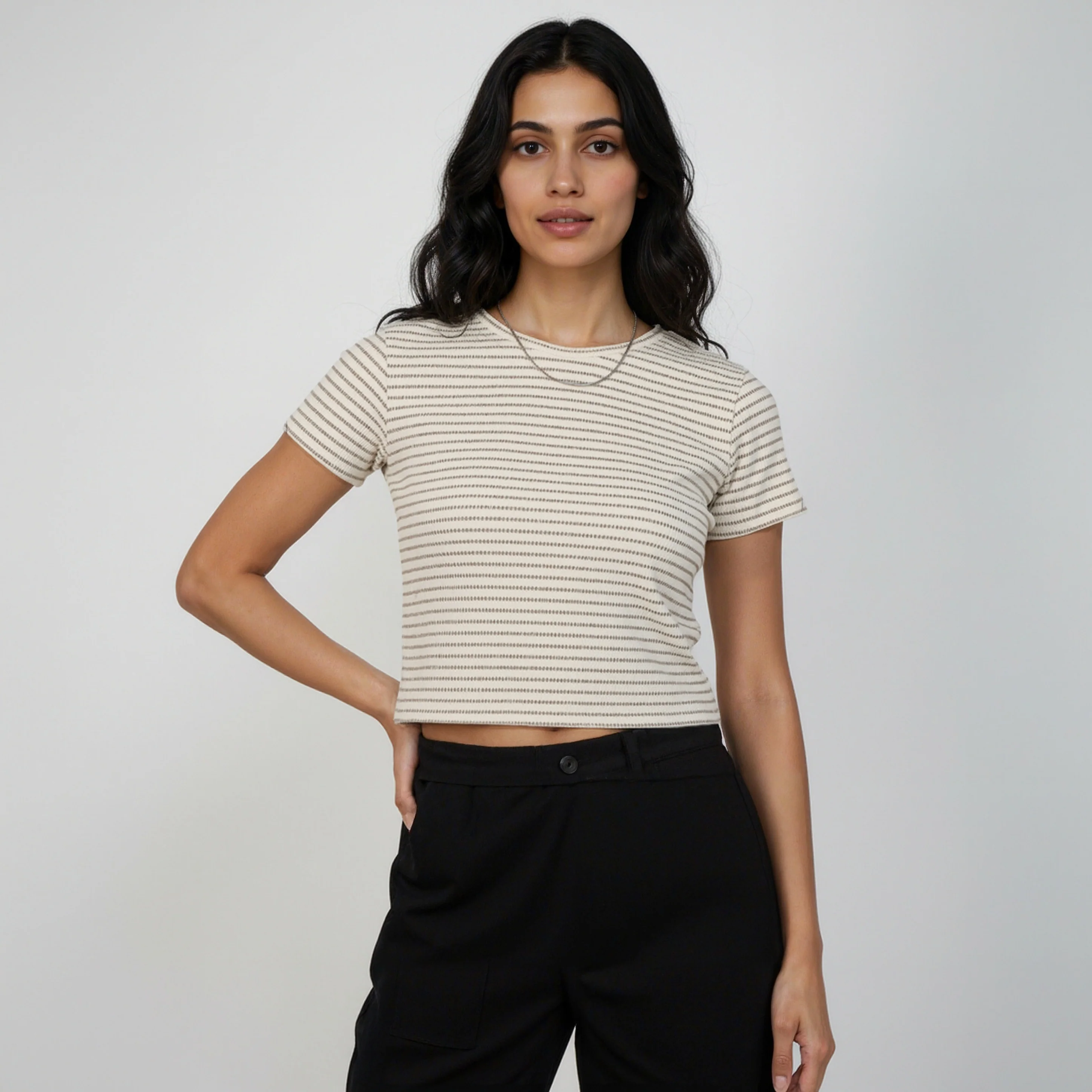 Striped Essential T-Shirt - Image 2