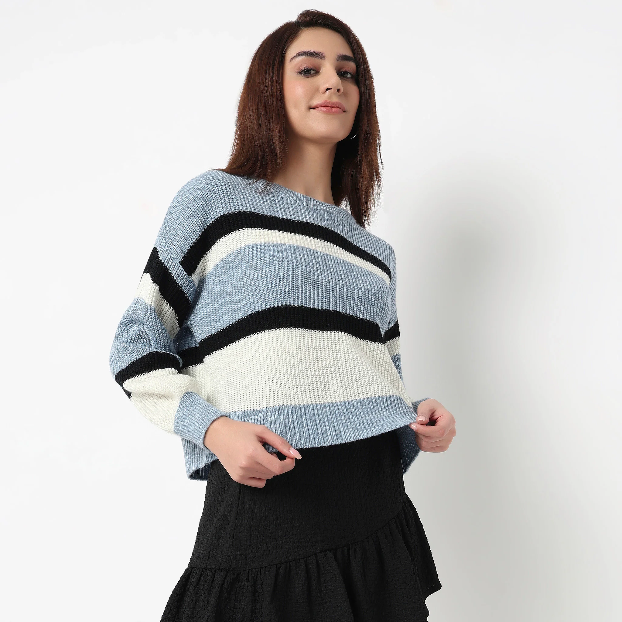 Striped Flatknit Sweater - Image 5