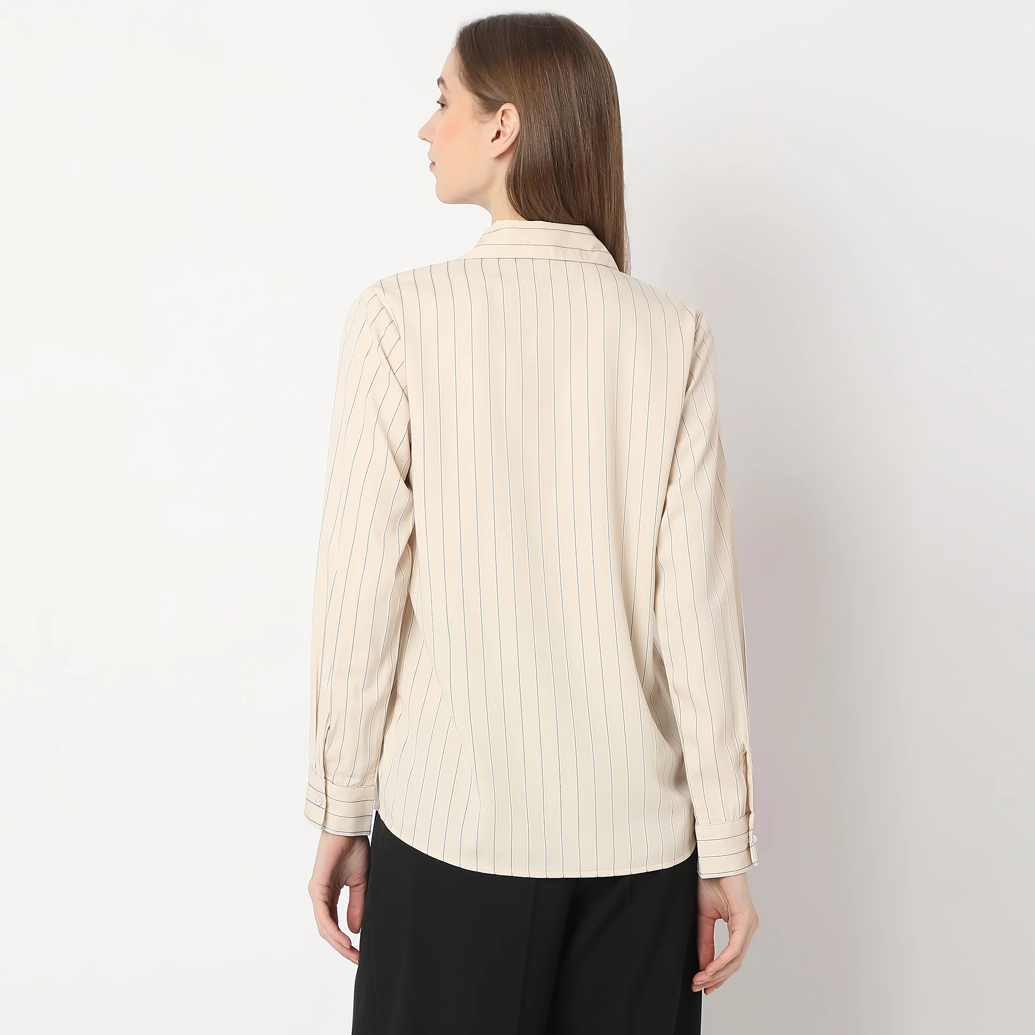 Striped Full Sleeve Shirt - Image 3