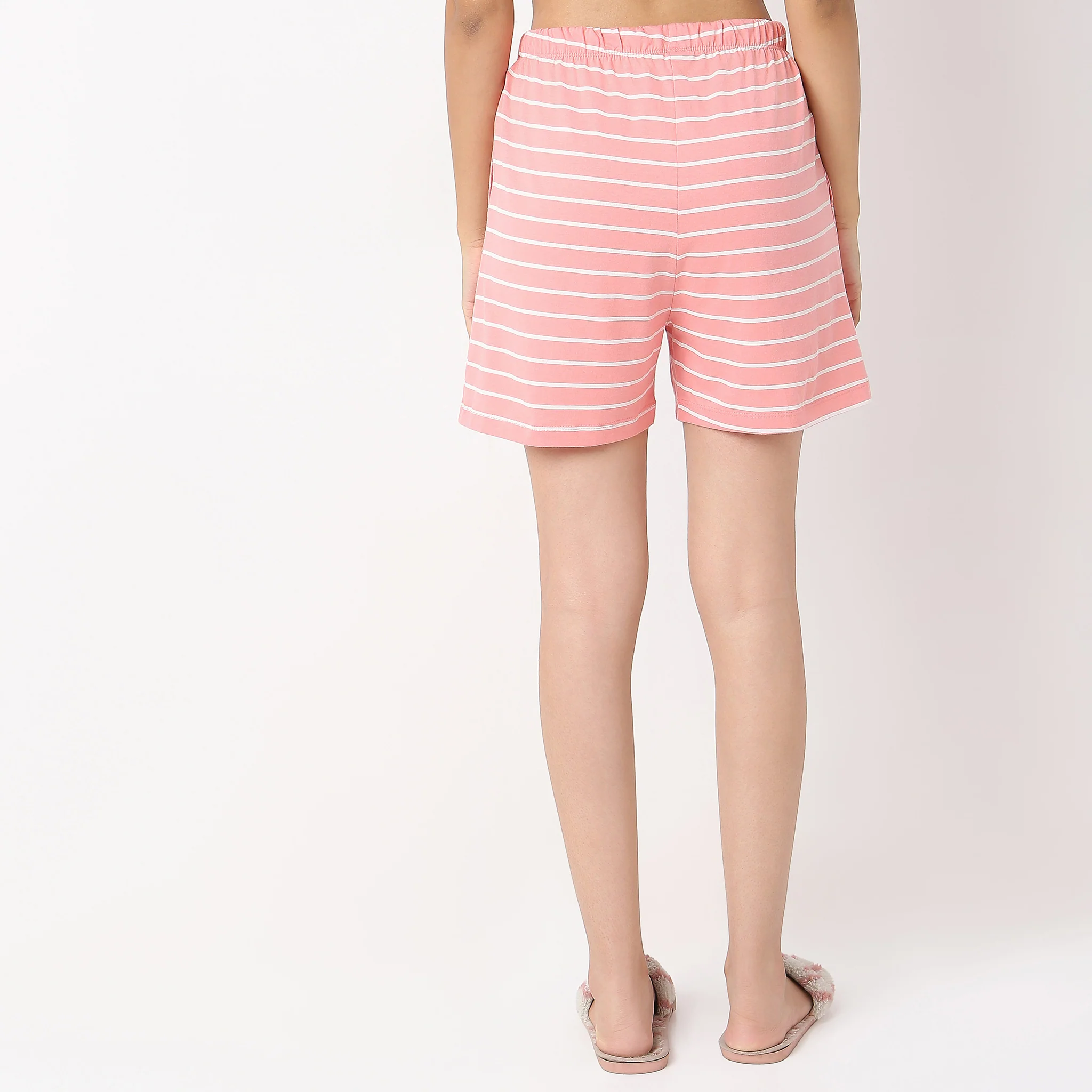 Striped Lounge Shorts - Image 3